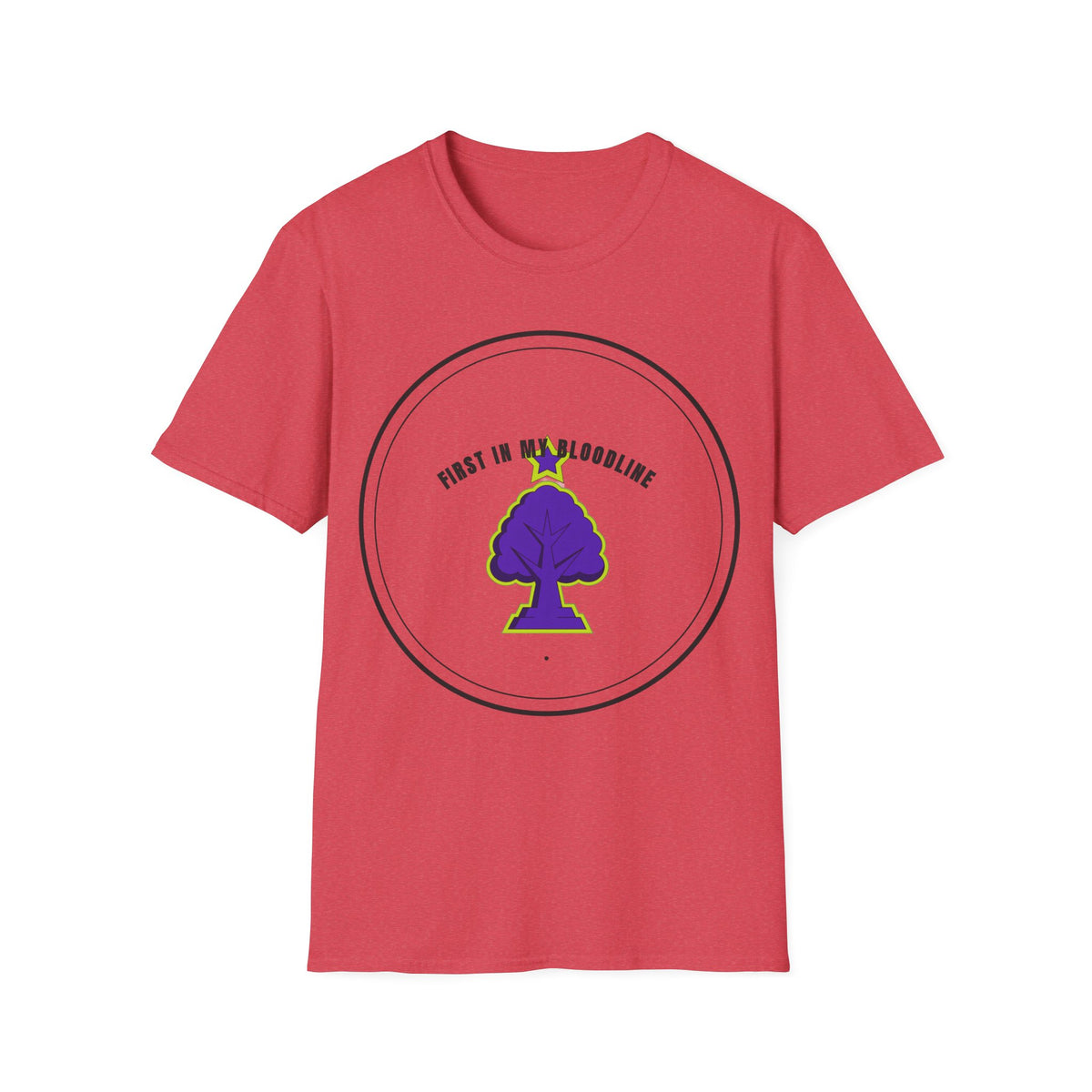 T‑Shirt — "First in My Bloodline" Purple Tree Graphic Tee - Trending Now - September 2026