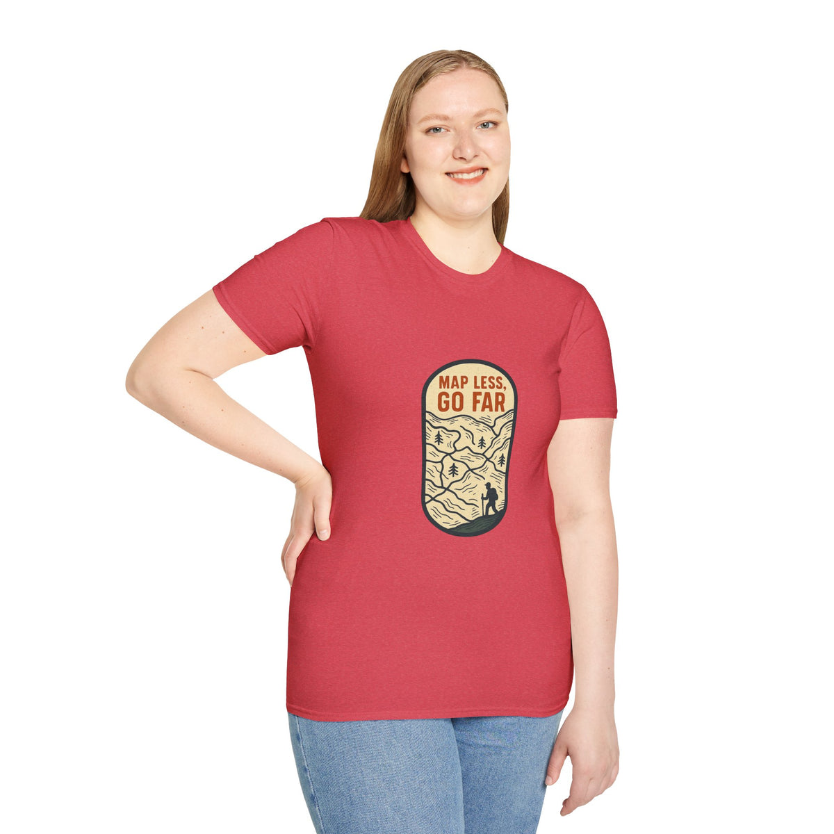 Map Less Go Far T‑Shirt — Vintage Adventure Travel Tee - Trending Now - August 2026