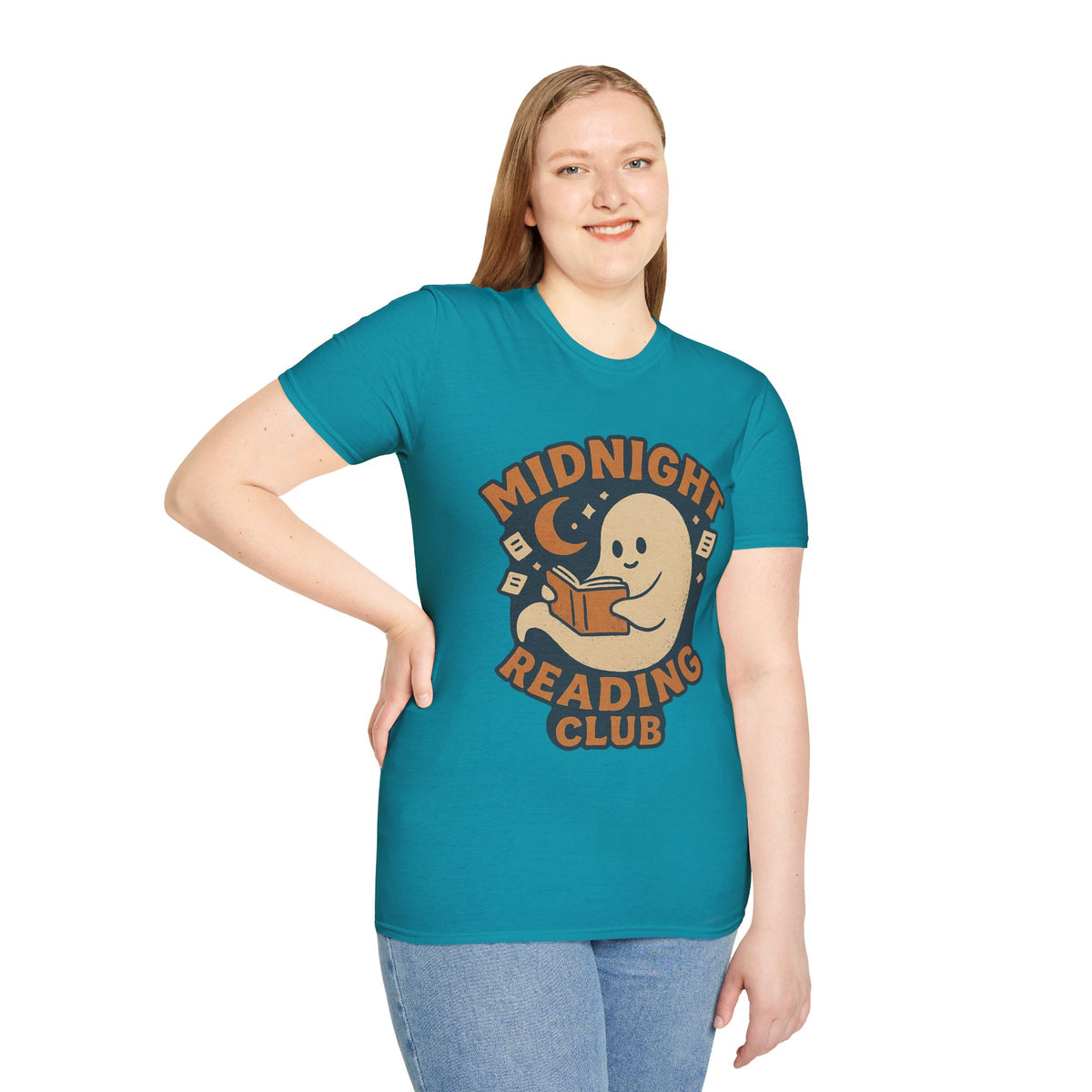 Midnight Reading Club T-Shirt — Cute Ghost Booklover Tee - Trending Now - August 2026