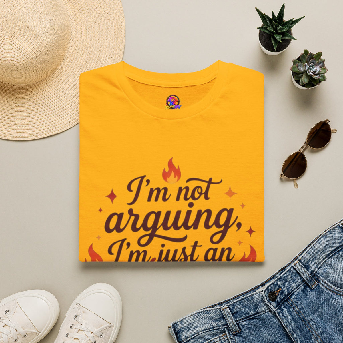 Aries Zodiac Tee — “I’m Not Arguing, I’m Just an Aries Explaining Why I’m Right”