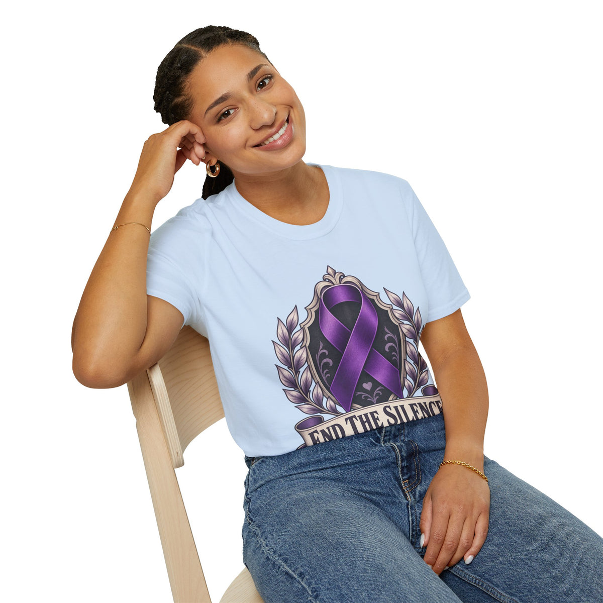 Find The Silence Domestic Violence Awareness T-Shirt