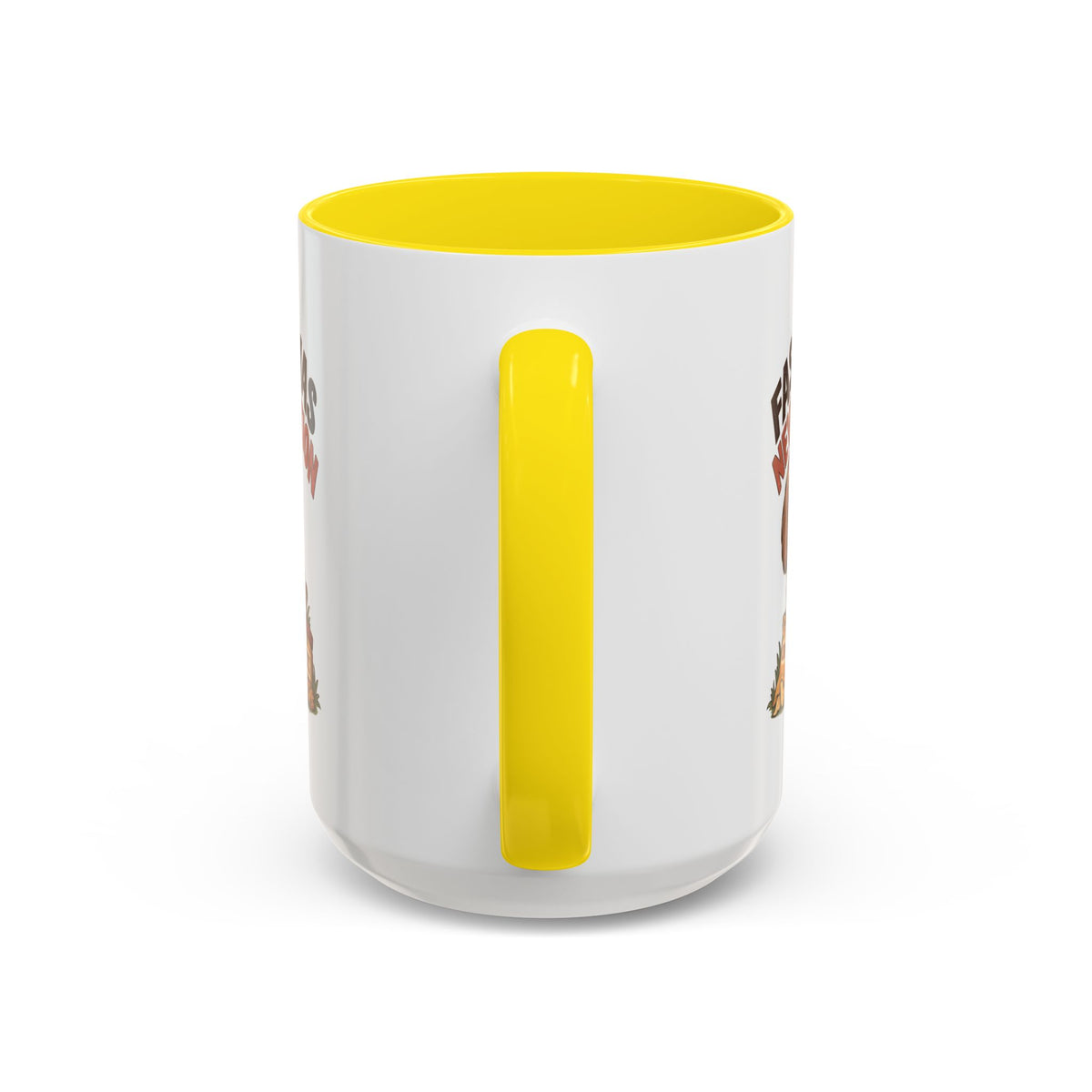 Funny And Witty "Fasting Was Never An Option" Accent Coffee Mug (11, 15oz)