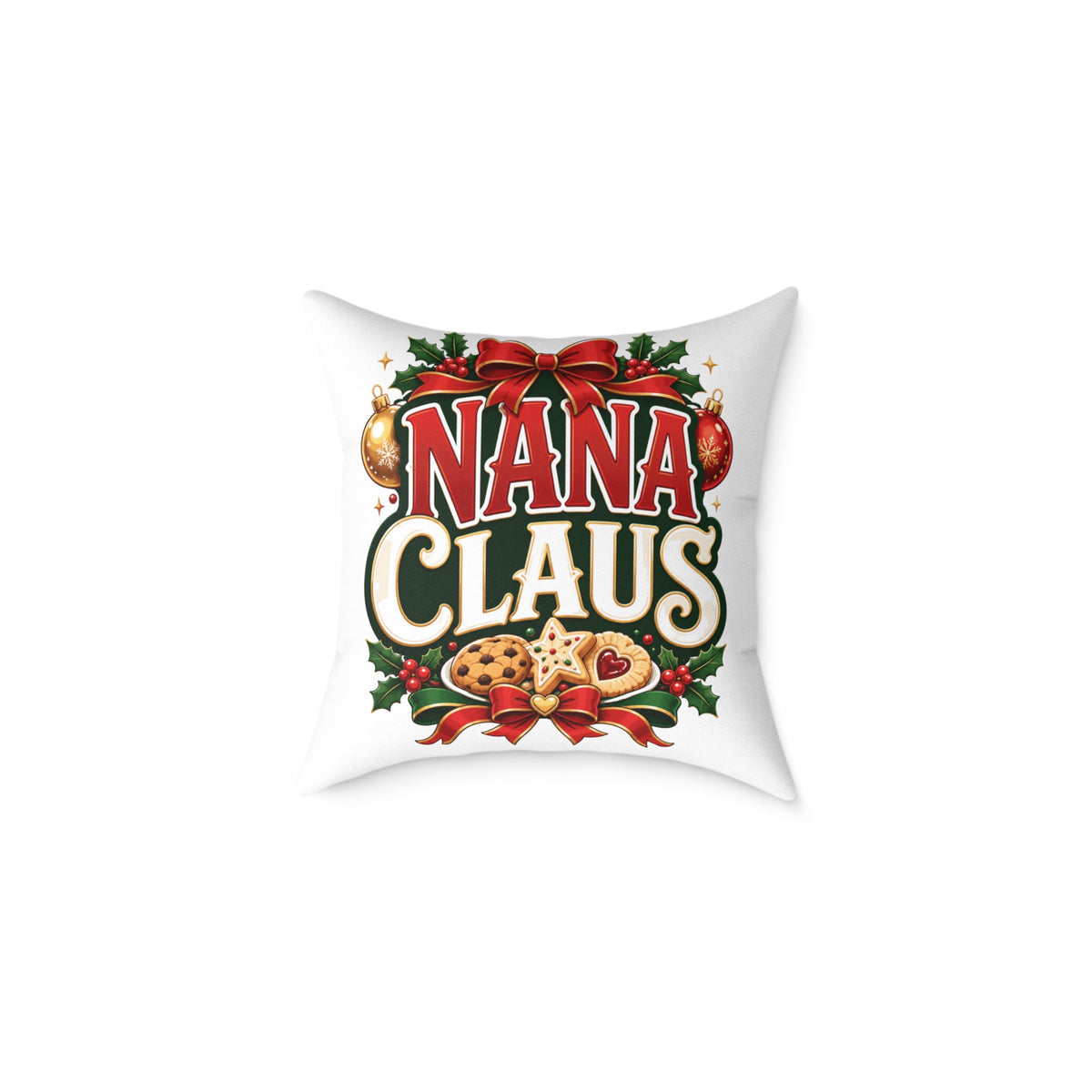 Nana Claus Christmas Pillow