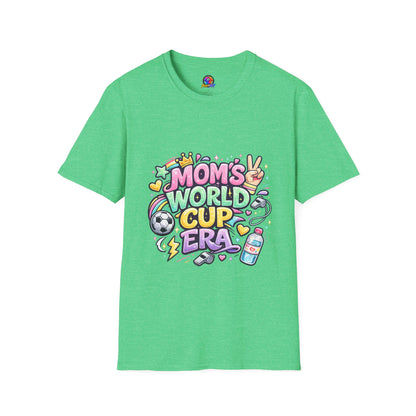 Girls Kids Mom's World Cup Era T‑Shirt — Playful Soccer Mom Tee