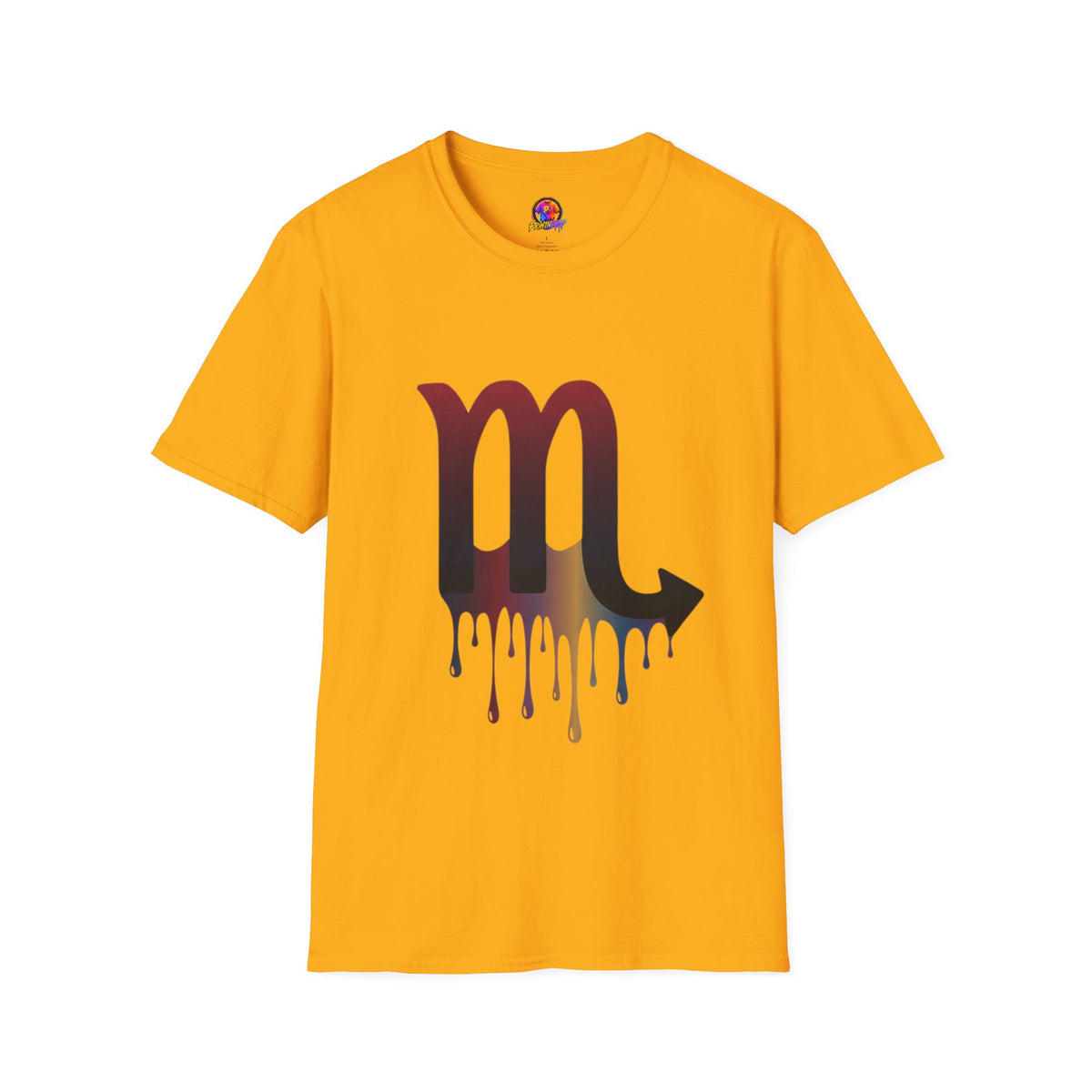 Scorpio Drip Symbol T-Shirt — Zodiac Scorpion Astrology Tee