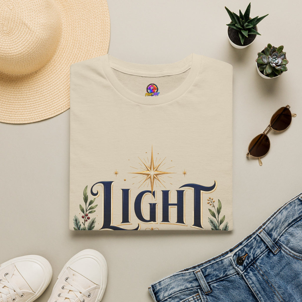 Light of the Season T-Shirt — Christmas Star Holiday Tee