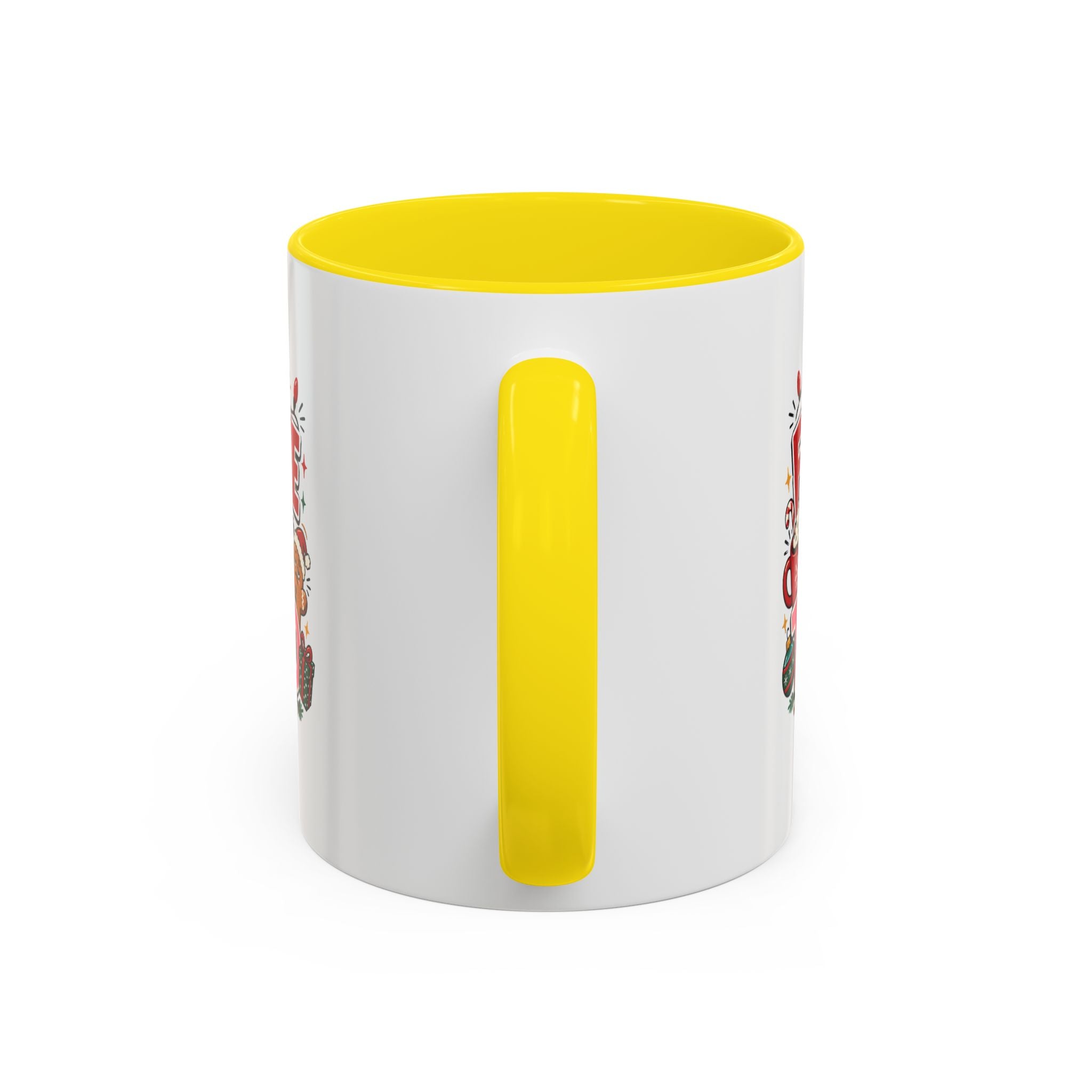 Modern Day Christmas Festive But Tired Accent Coffee Mug — Funny Christmas Holiday Coffee Cup (11/15 oz)