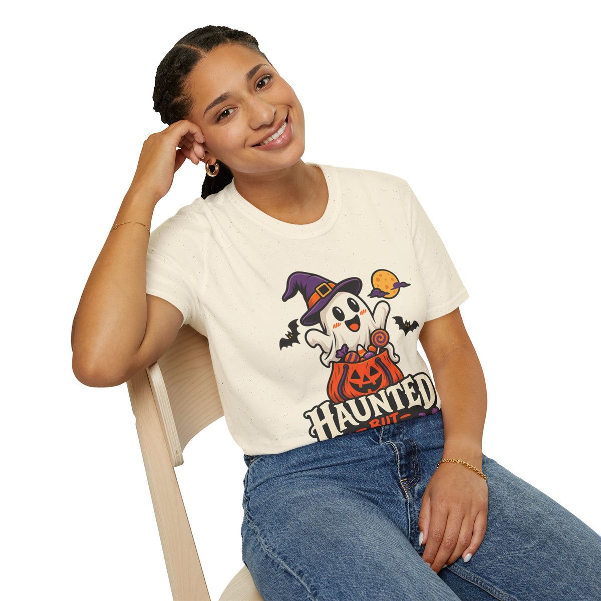 Haunted But Happy Halloween T-Shirt