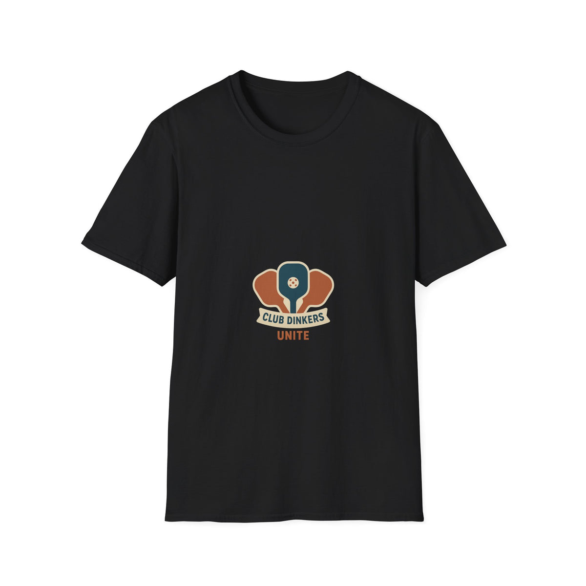Club Dinkers Unite Retro Pickleball Paddle White Graphic Tee - Trending Now - September 2026