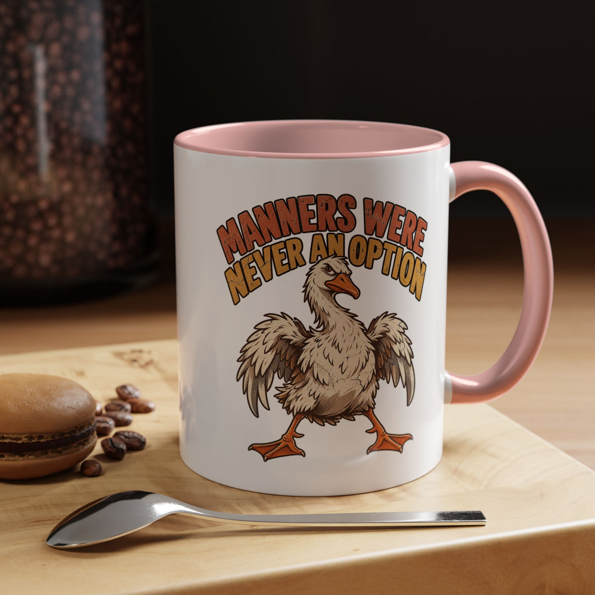 Manners Were Never An Option Funny And Witty  Coffee Mug