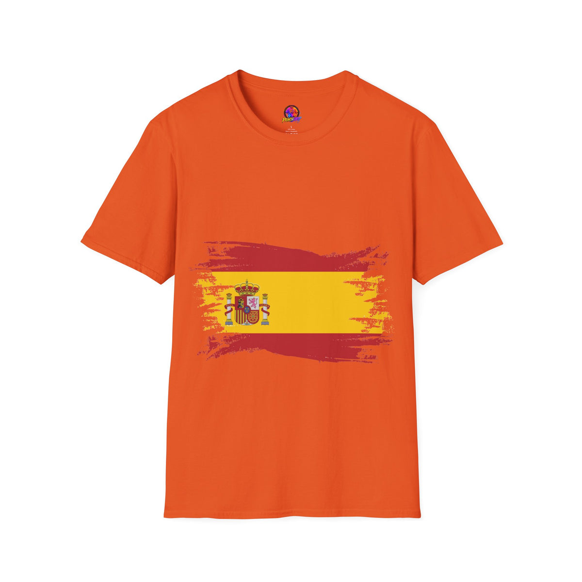 Spain Flag T-Shirt — Distressed Spanish Flag Graphic Tee