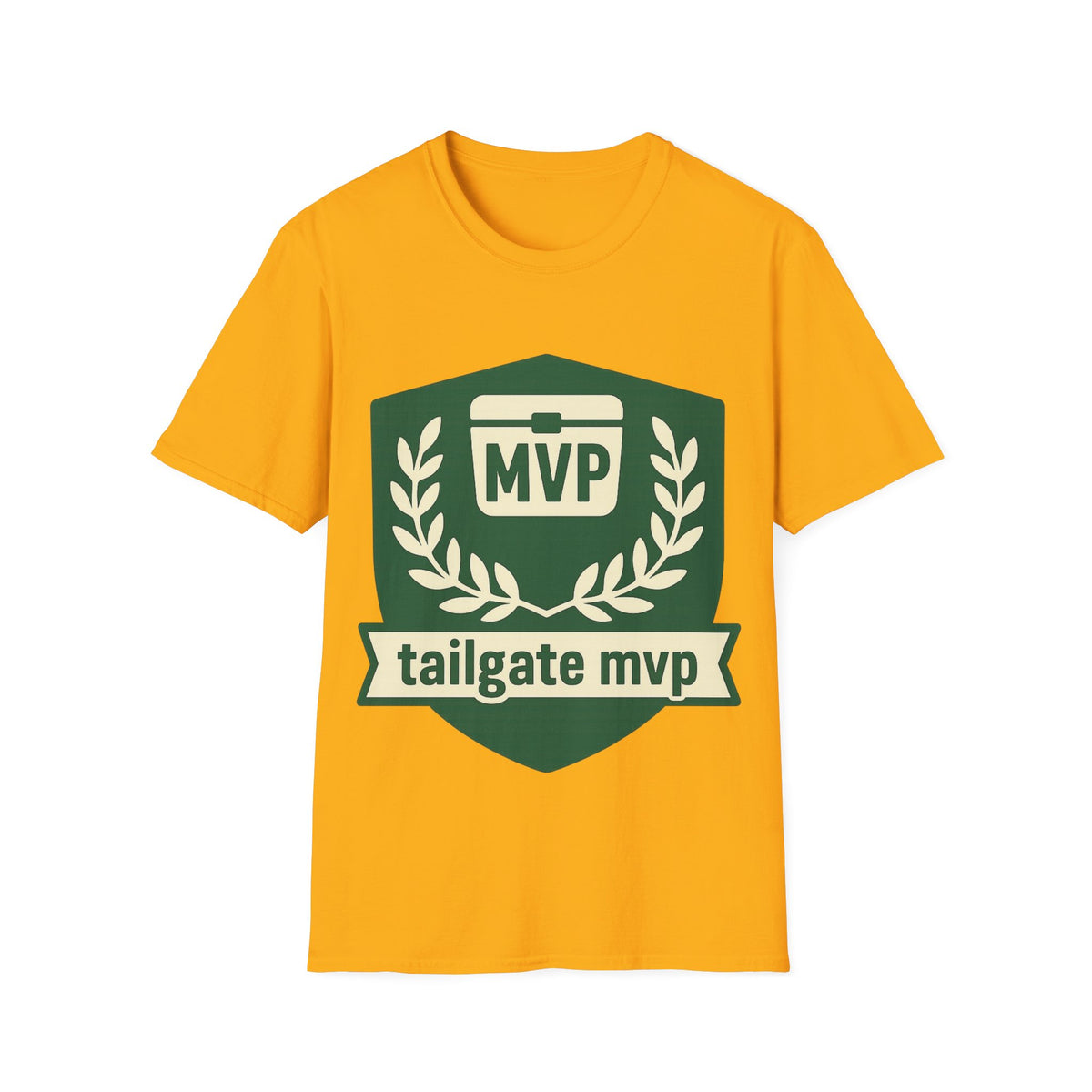 MVP Tailgate T-Shirt — Vintage Green MVP Badge Tee - Trending Now - August 2026