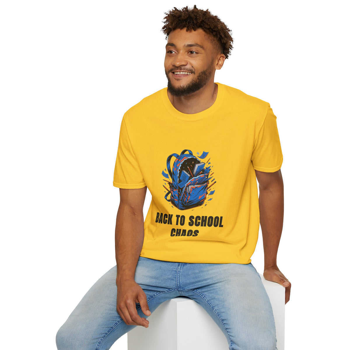 Back to School Chaos T-Shirt — Graphic Backpack Design - Trending Now - August 2026