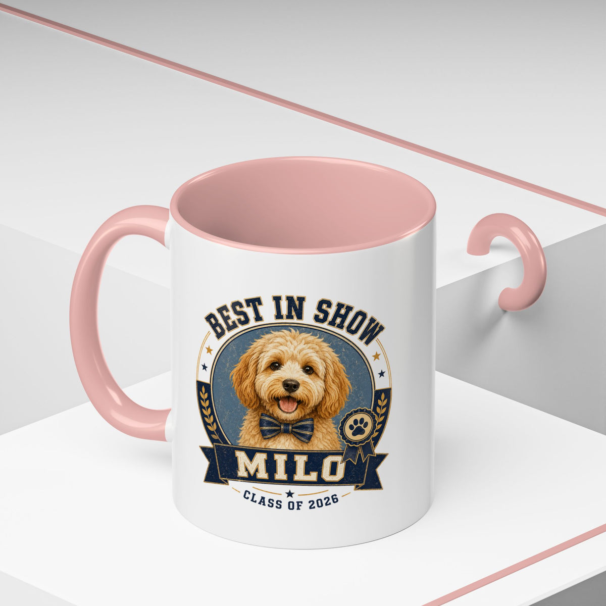 Milo Bailey Dog Dad Mom Best in Show Milo Coffee Mug — Personalized Dog Lover Gift (Class of 2026)