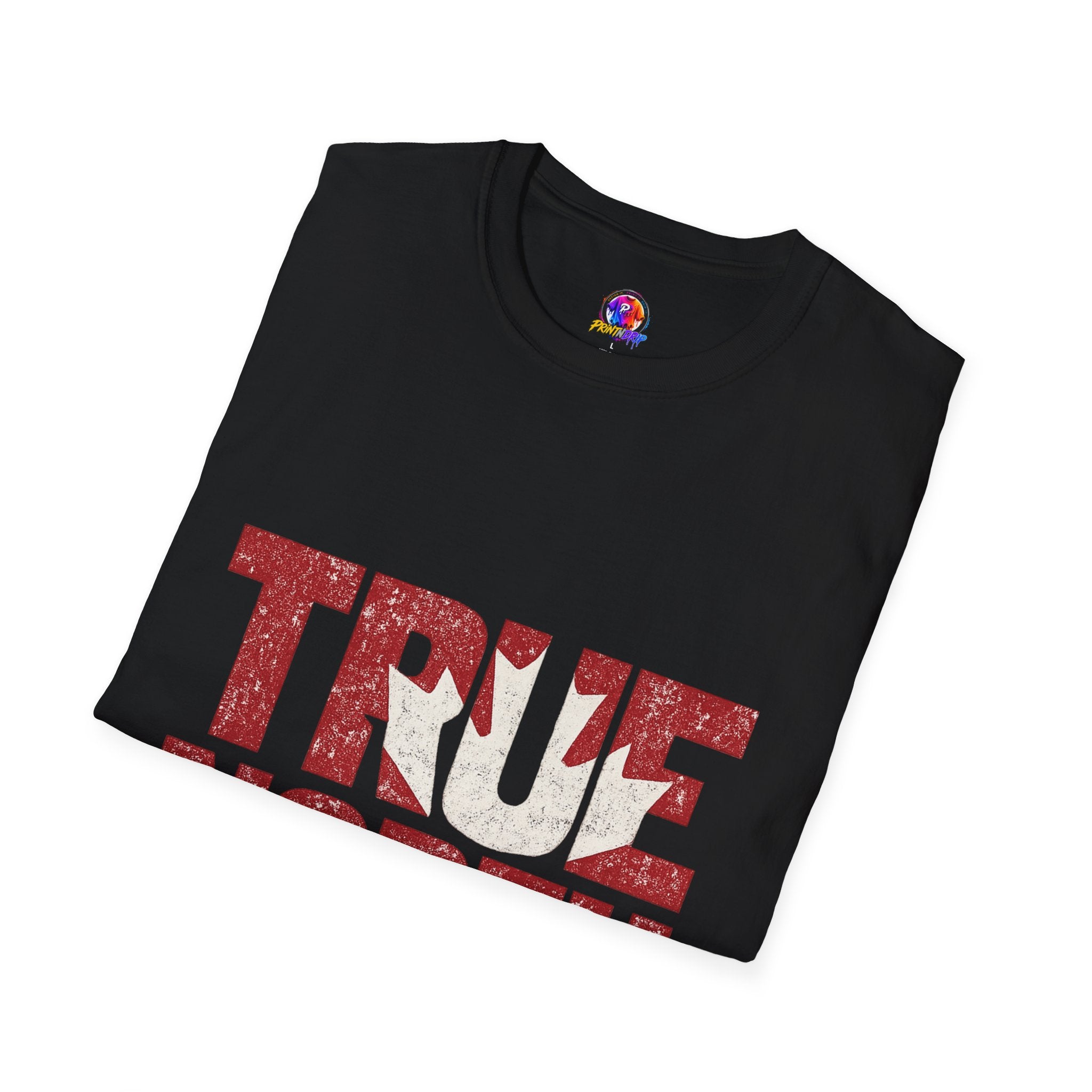 Canada True North Football T-Shirt — Vintage Canadian Leafs Sports Tee