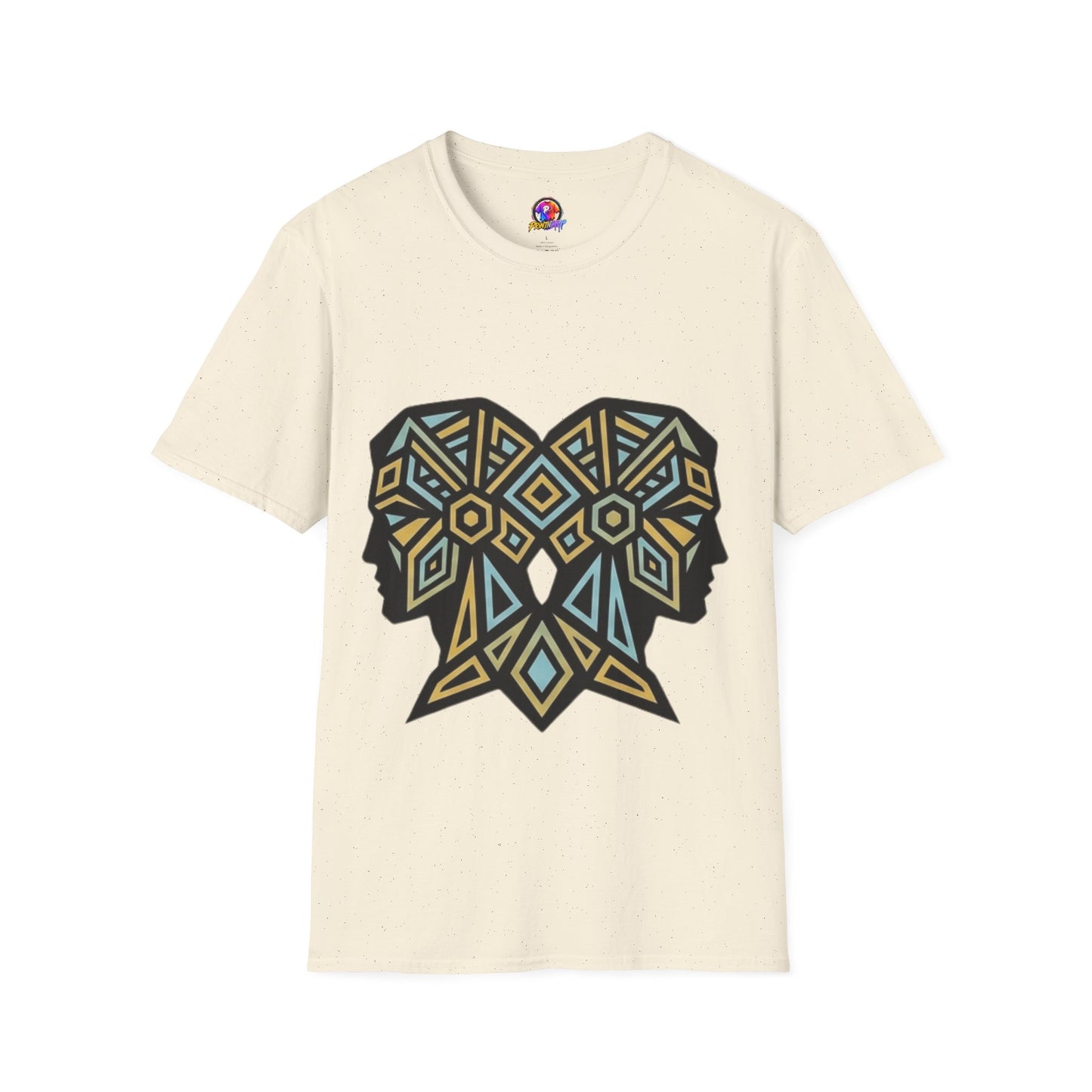 Geometric Elephant Tee — Tribal Mosaic Elephant Graphic T-Shirt
