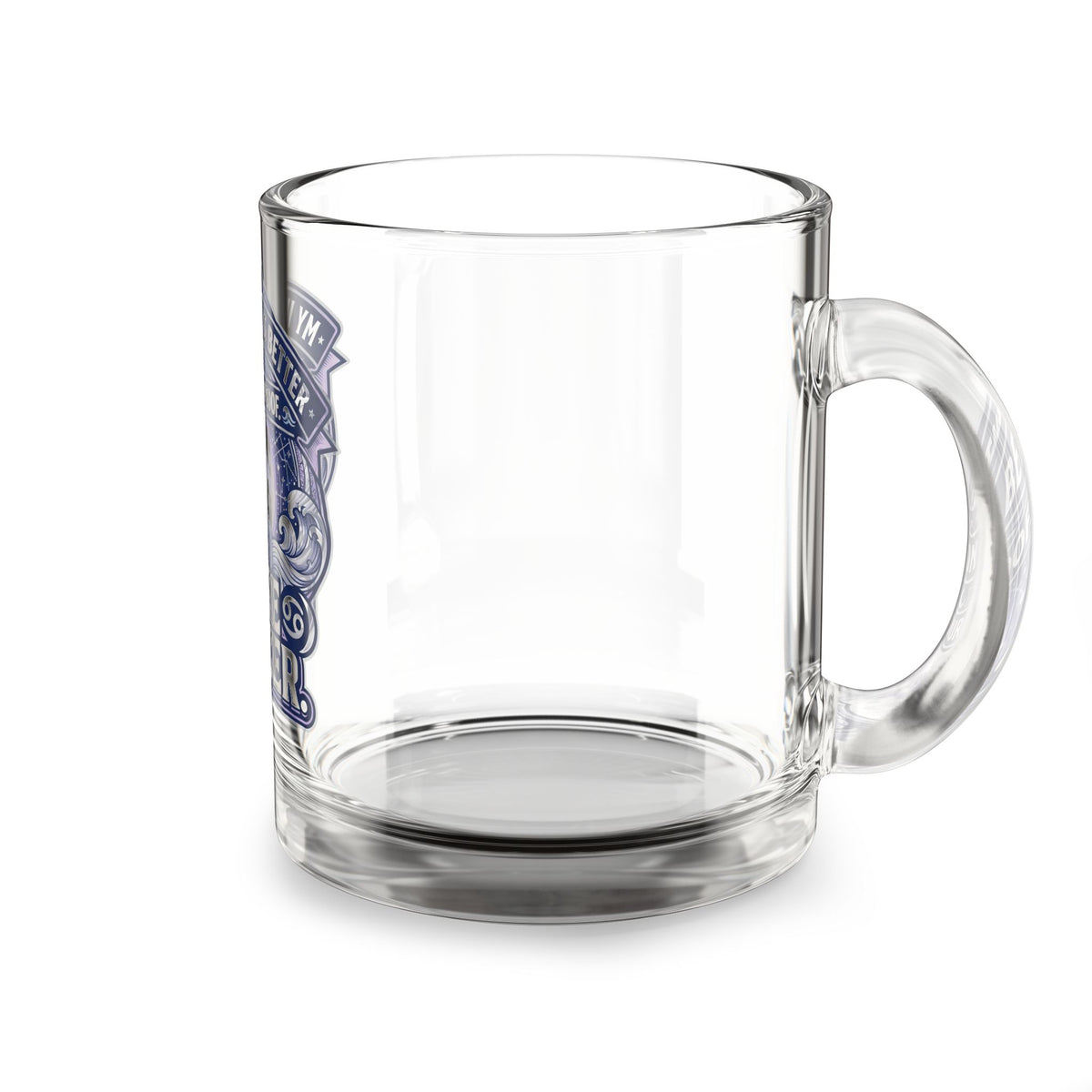 Cancer Zodiac Glass Mug — “Pure Cancer” Zodiac Coffee Cup (My Intuition Is Better Than Your Proof)