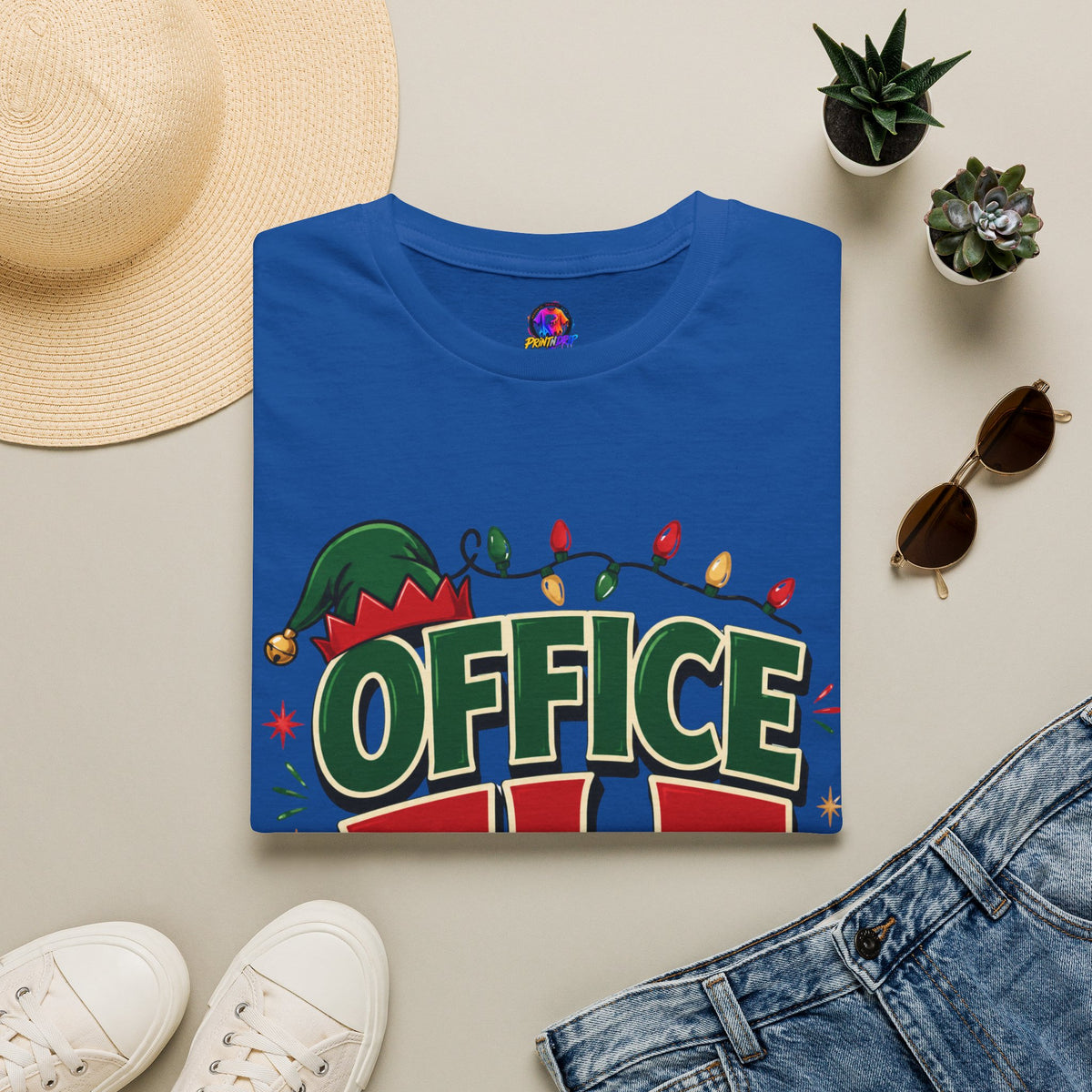 Office Elf T-Shirt — Funny Christmas Work Holiday Tee