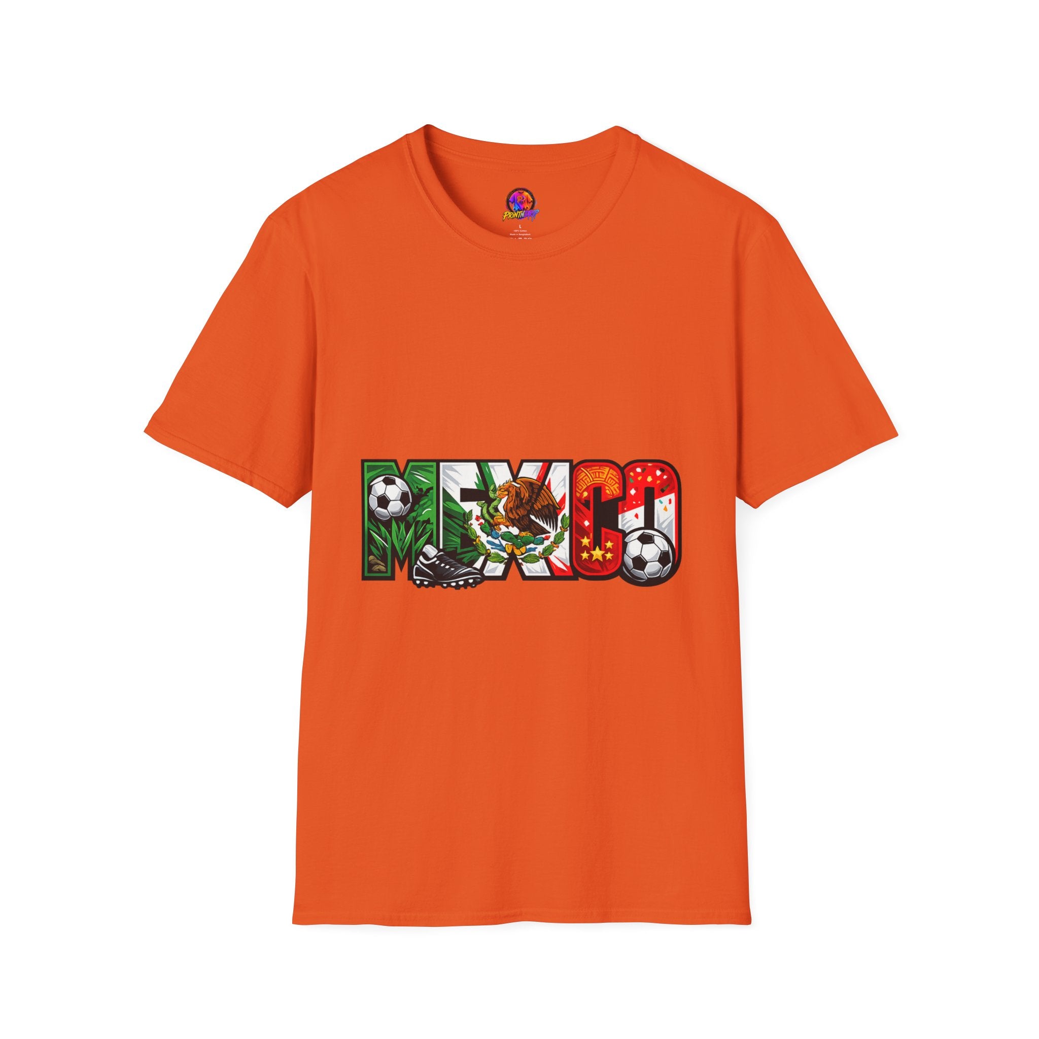 Mexico Soccer T-Shirt — Mexican Flag Football Pride Tee