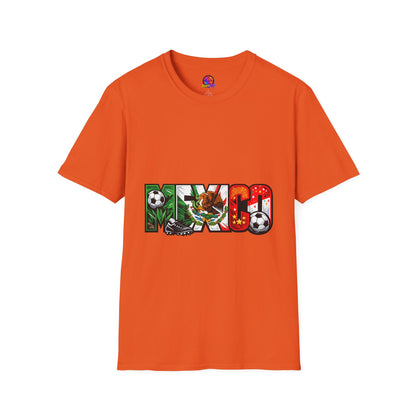 Mexico Soccer T-Shirt — Mexican Flag Football Pride Tee