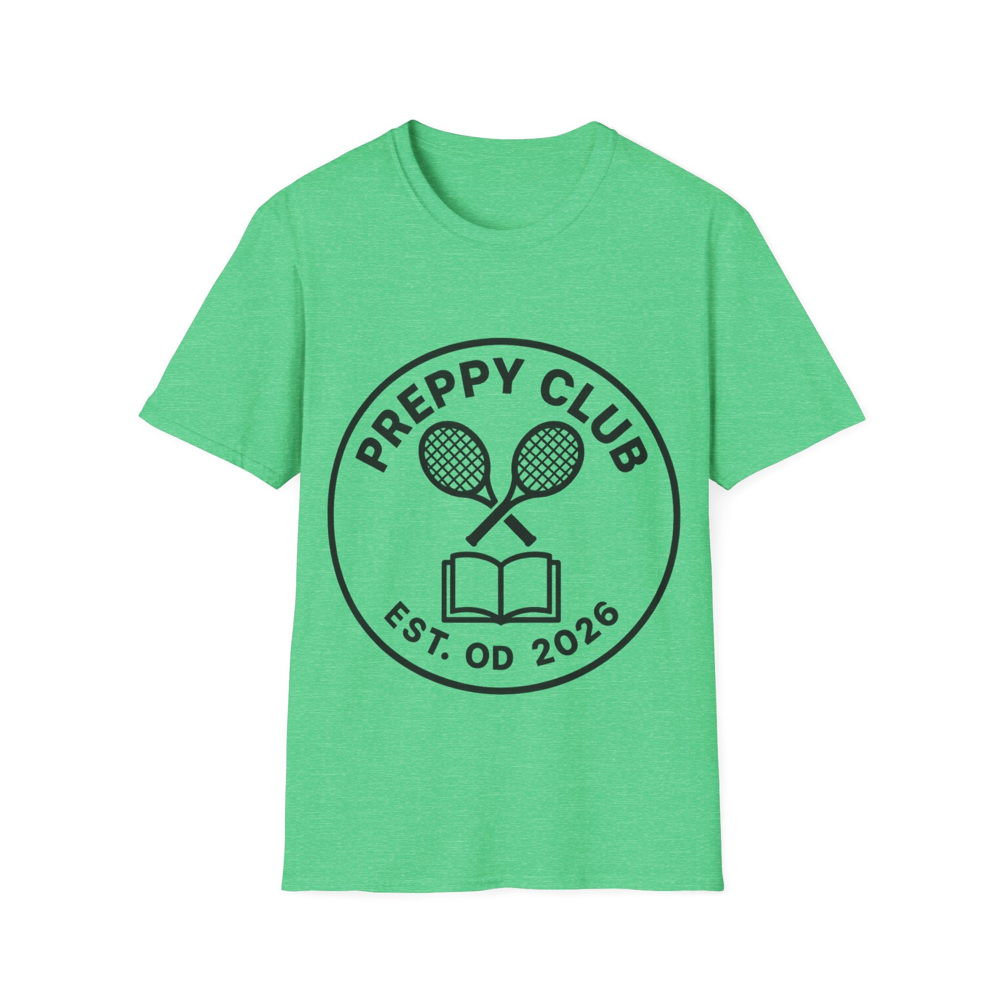 Preppy Club Tennis T‑Shirt — 'Preppy Club' Logo Tee (Est. 2026) - Trending Now - August 2026 Trends - Everyday Sporty T-shirt