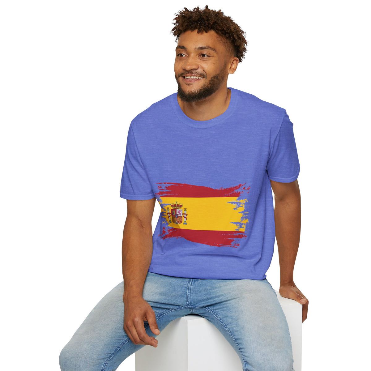 Spain Flag T-Shirt — Distressed Spanish Flag Graphic Tee
