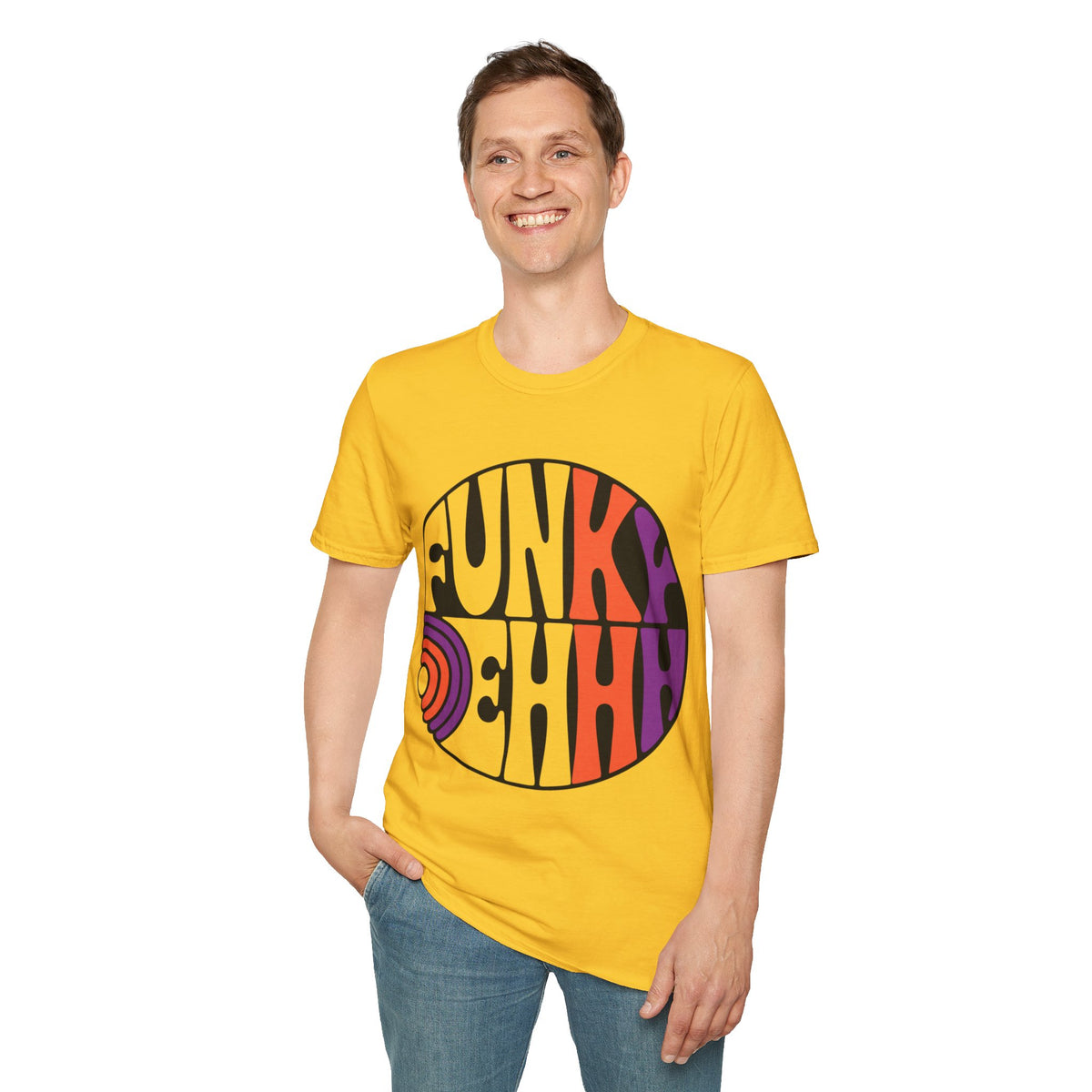 Funk Vibes Graphic T-Shirt — Retro 70s Circle Design - Trending Now - August 2026