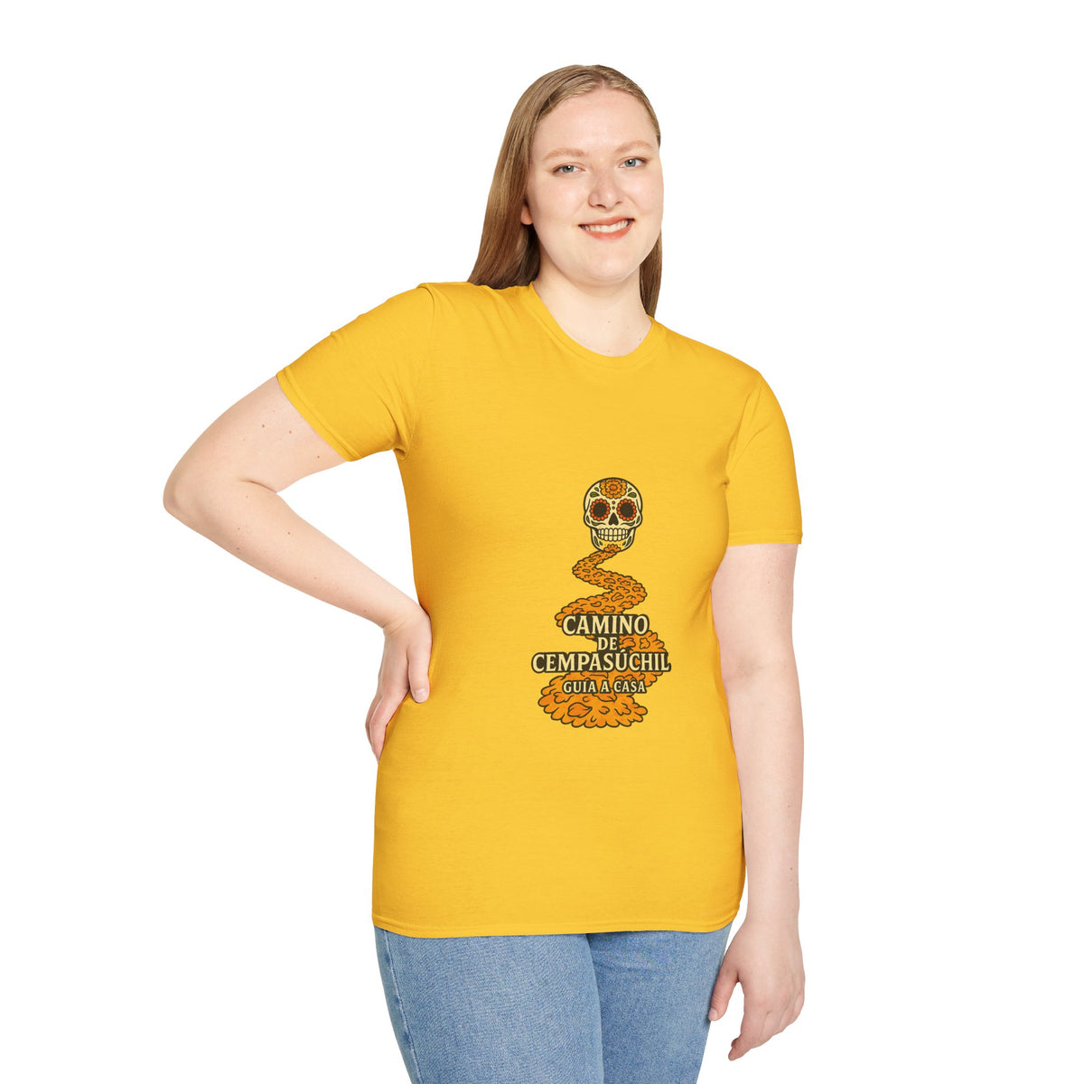 Day of the Dead Skull & Marigold T-Shirt - Trending Now - October 2026