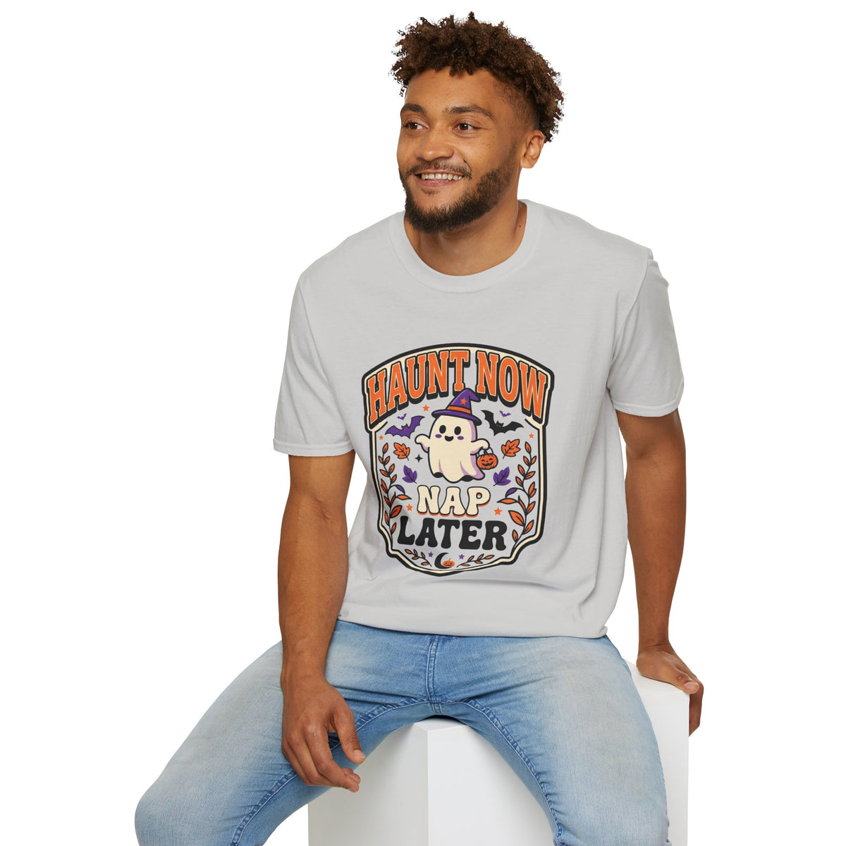 Haunt Now Nap T-Shirt – Cute Halloween Ghost Graphic Tee - Trending Now - August 2026