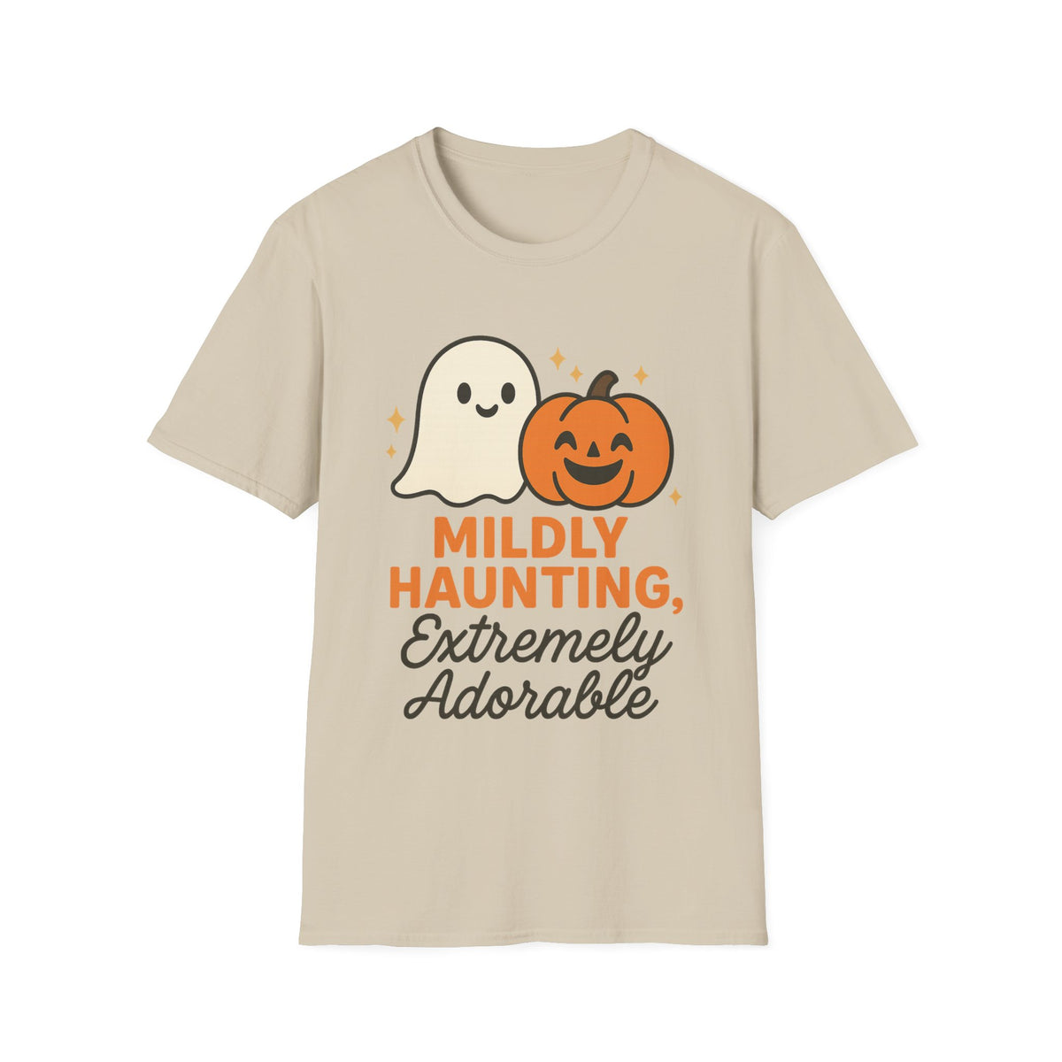 Mildly Haunting Extremely Adorable Ghost T-Shirt, Cute Halloween Pumpkin Tee - Trending Now - September 2026