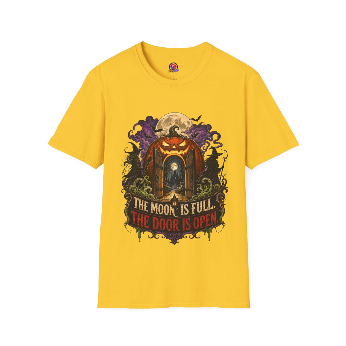 Halloween The Moon Is Full Unisex Softstyle T-Shirt