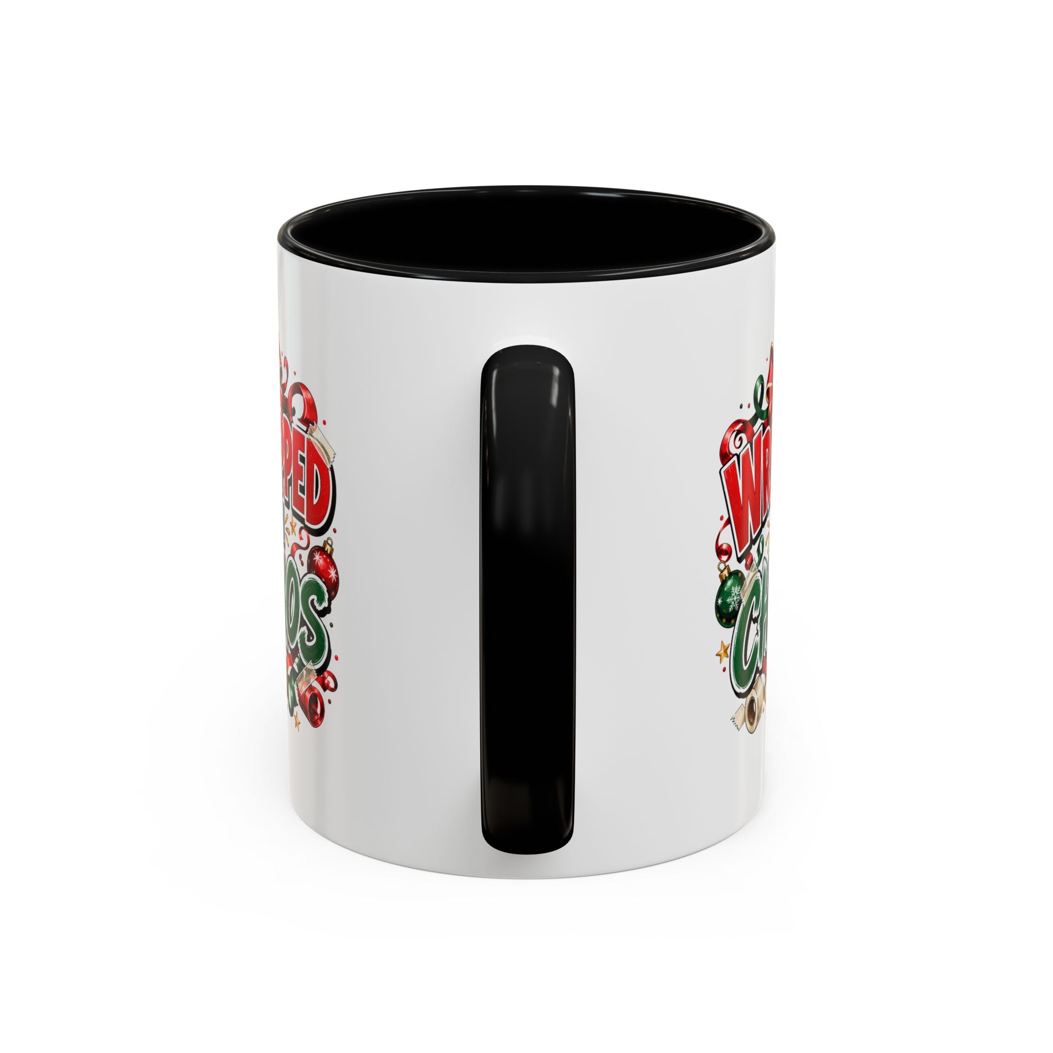 Wrapped in Chaos Christmas Coffee Mug