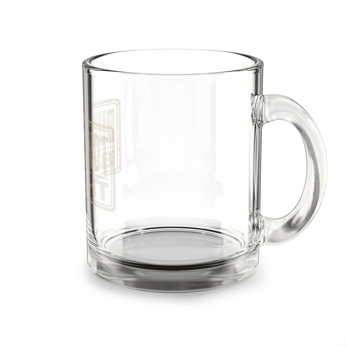 Glass Mug, 10oz Milo Bailey Dog Dad Mom Glass Mug, 10oz