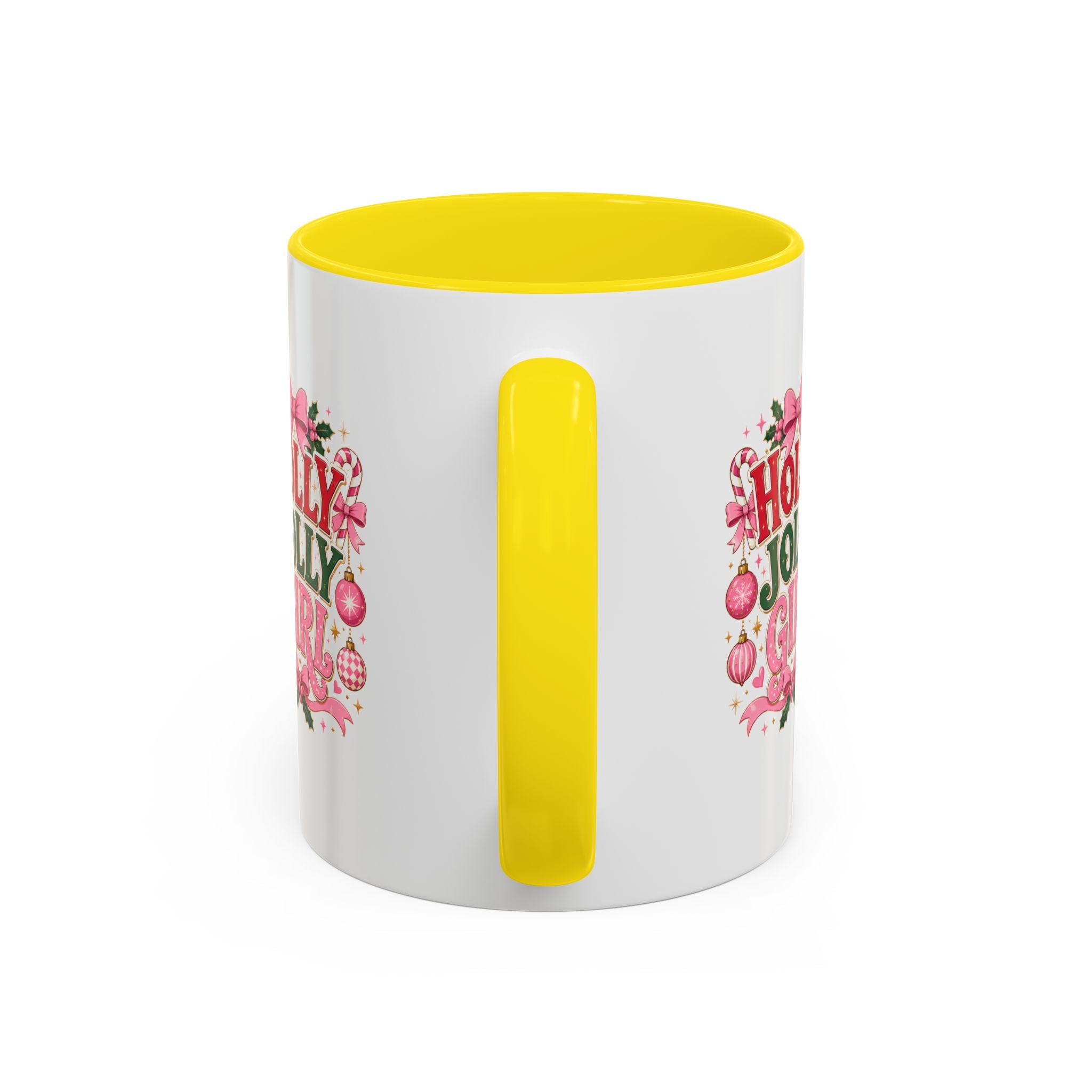Accent Coffee Mug Holly Jolly Girl