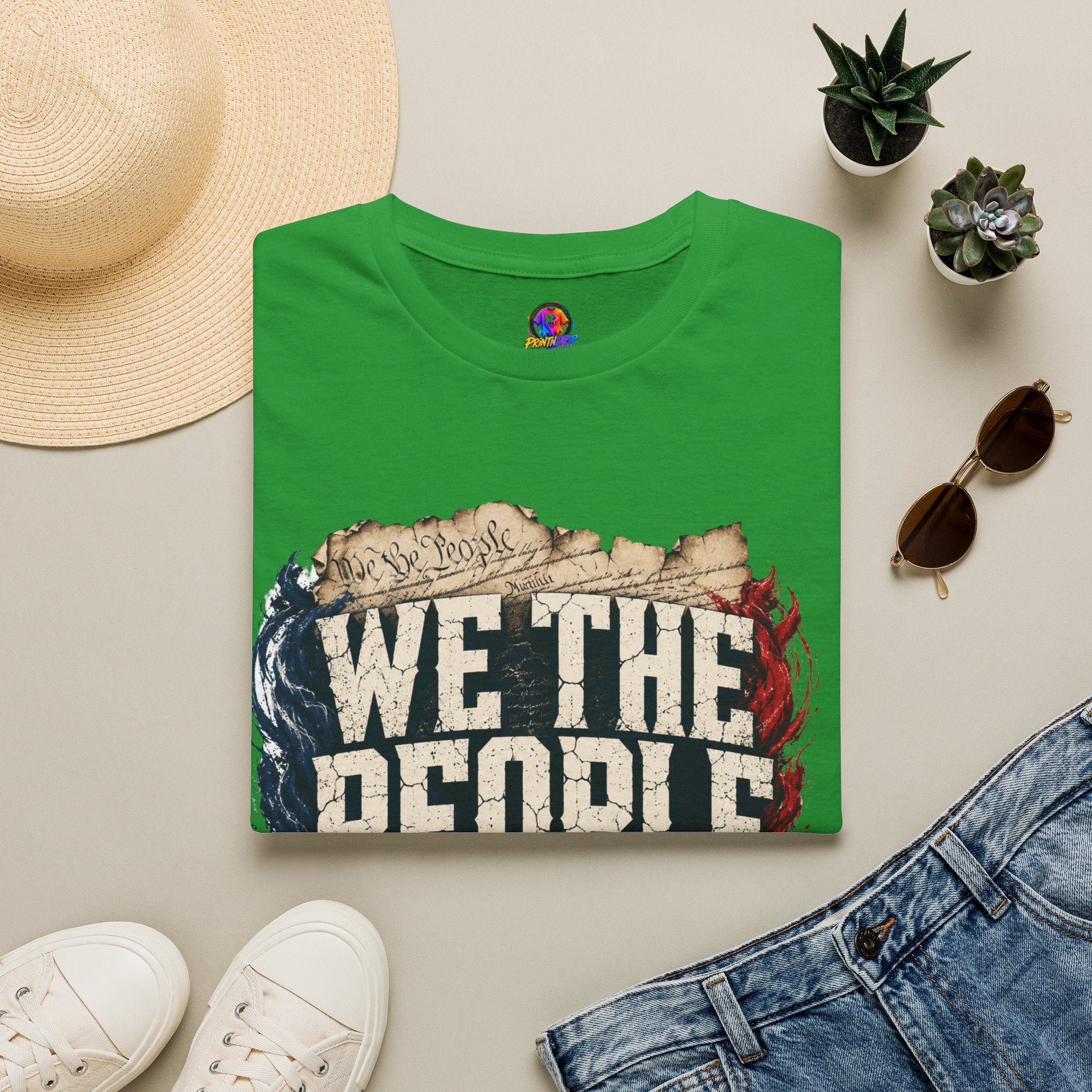 We The People T‑Shirt — Patriotic Americana Tee with ‘We The People’ Design