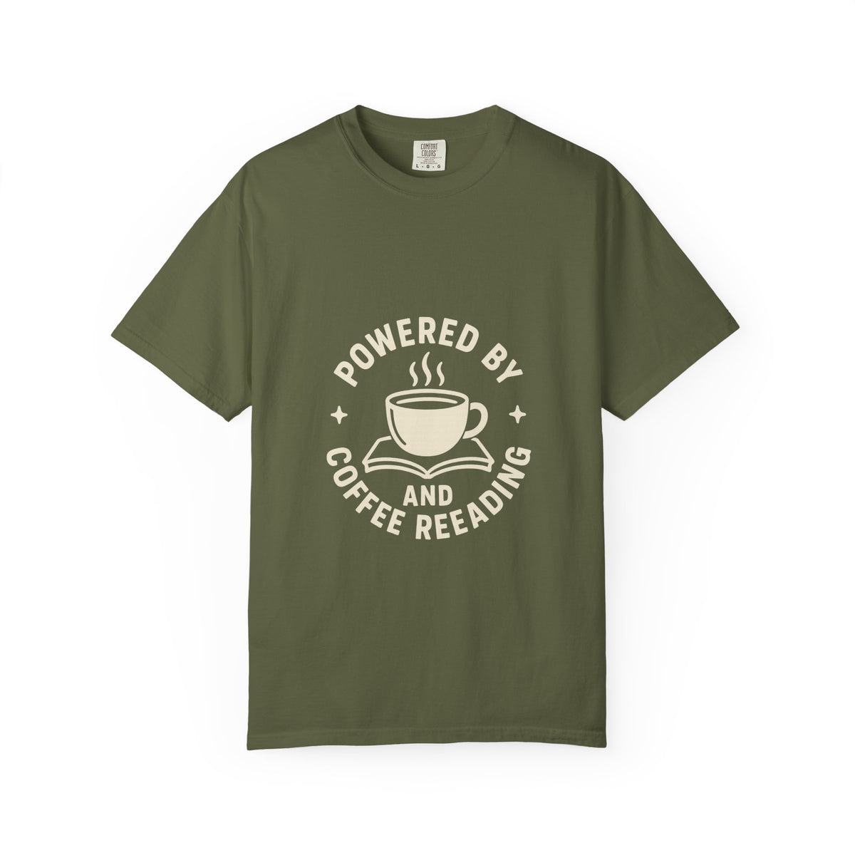 Coffee & Reading T-Shirt — "Powered by Coffee and Reading" Graphic Tee - Trending Now - October 2026