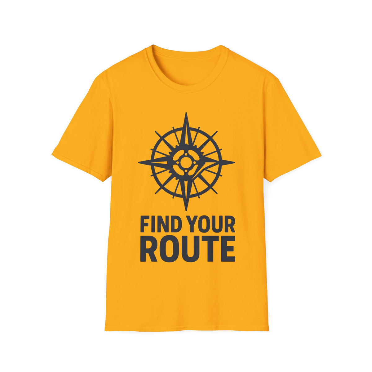 "Find Your Route" Compass Graphic Tee | Minimalist Adventure Travel T-Shirt - Trending Now - September 2026