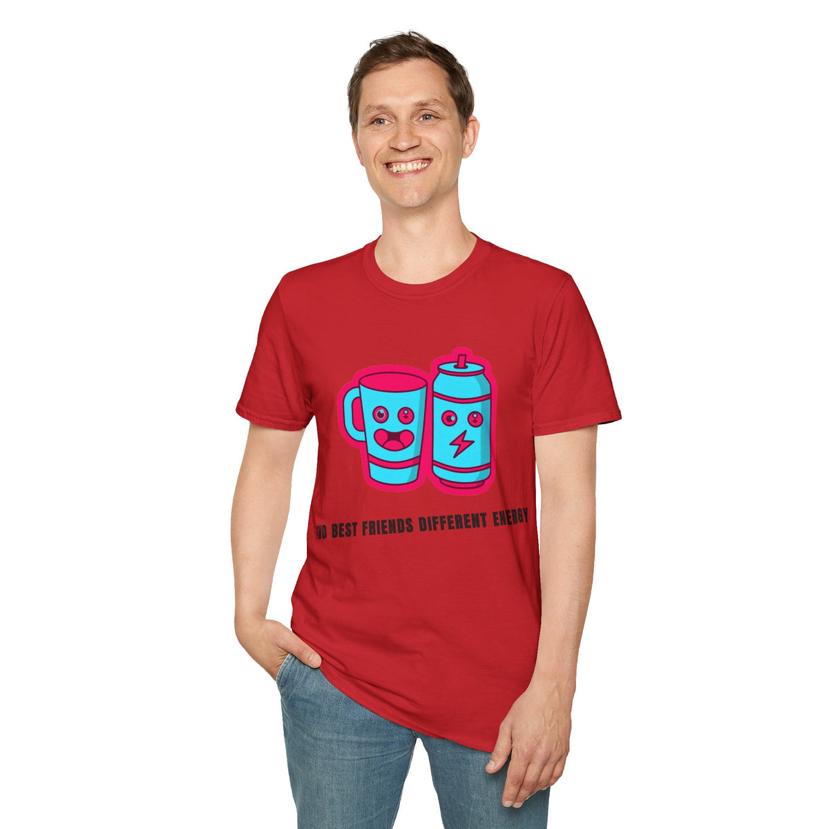 Battery & Cup Best Friends T‑Shirt — Cute Kawaii Coffee Mug and Battery Graphic Tee - Trending Now - September 2026