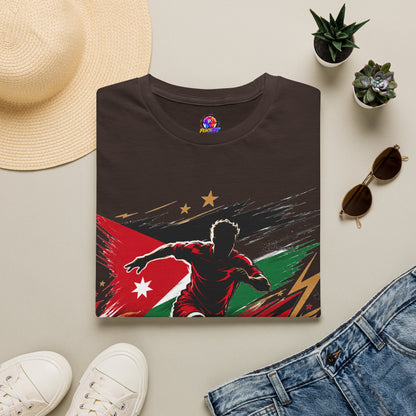 Jordan Soccer T‑Shirt — Desert Courage Flag Design