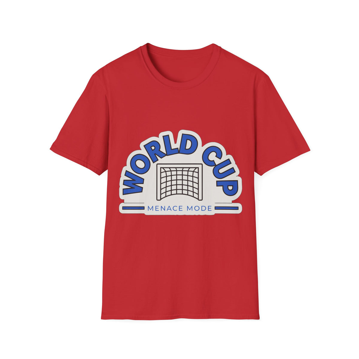 World Cup Soccer T‑Shirt — 'Menace Mode' Retro Goal Graphic - Trending Now - August 2026