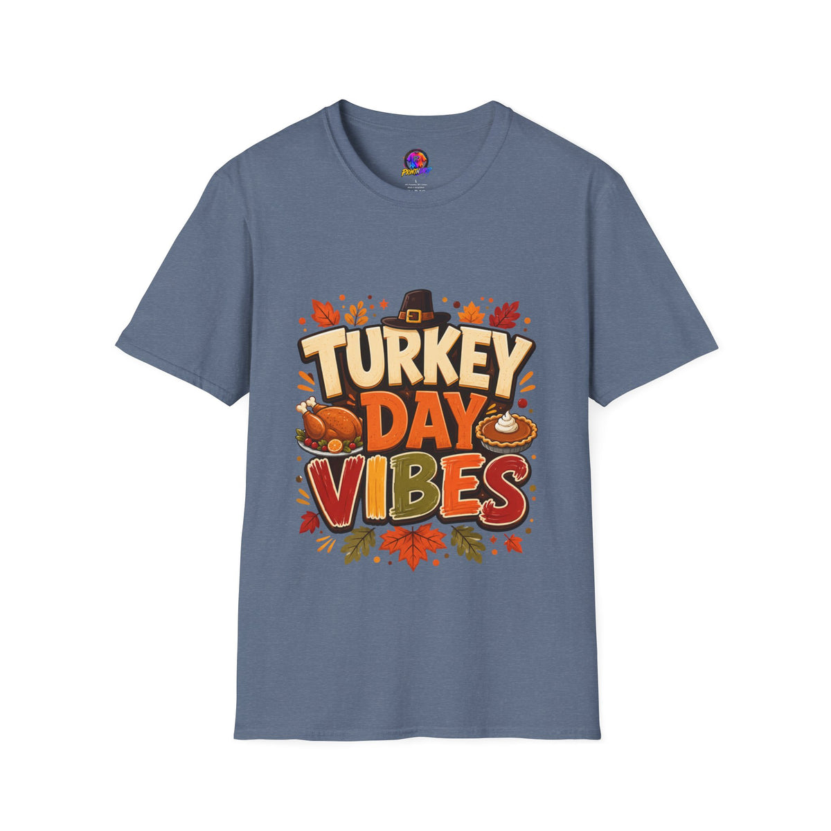Thanksgiving T-Shirt Turkey Day Vibes T-Shirt