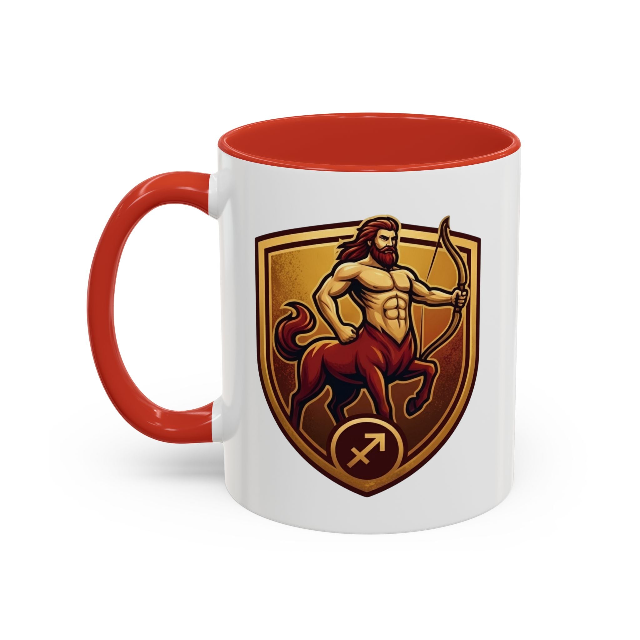Sagittarius Centaur Coffee Mug — Zodiac Archer Accent Mug (11/15oz)