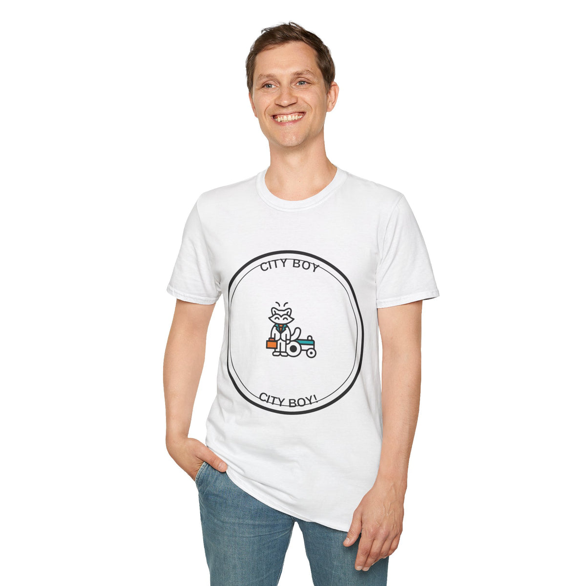 City Boy T-Shirt — Cute Cartoon Scooter Logo Tee - Trending Now - August 2026