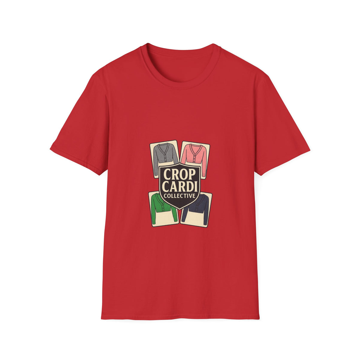 Crop Card Collective T-Shirt — Retro Card Game Logo Tee - Trending Now - October 2026