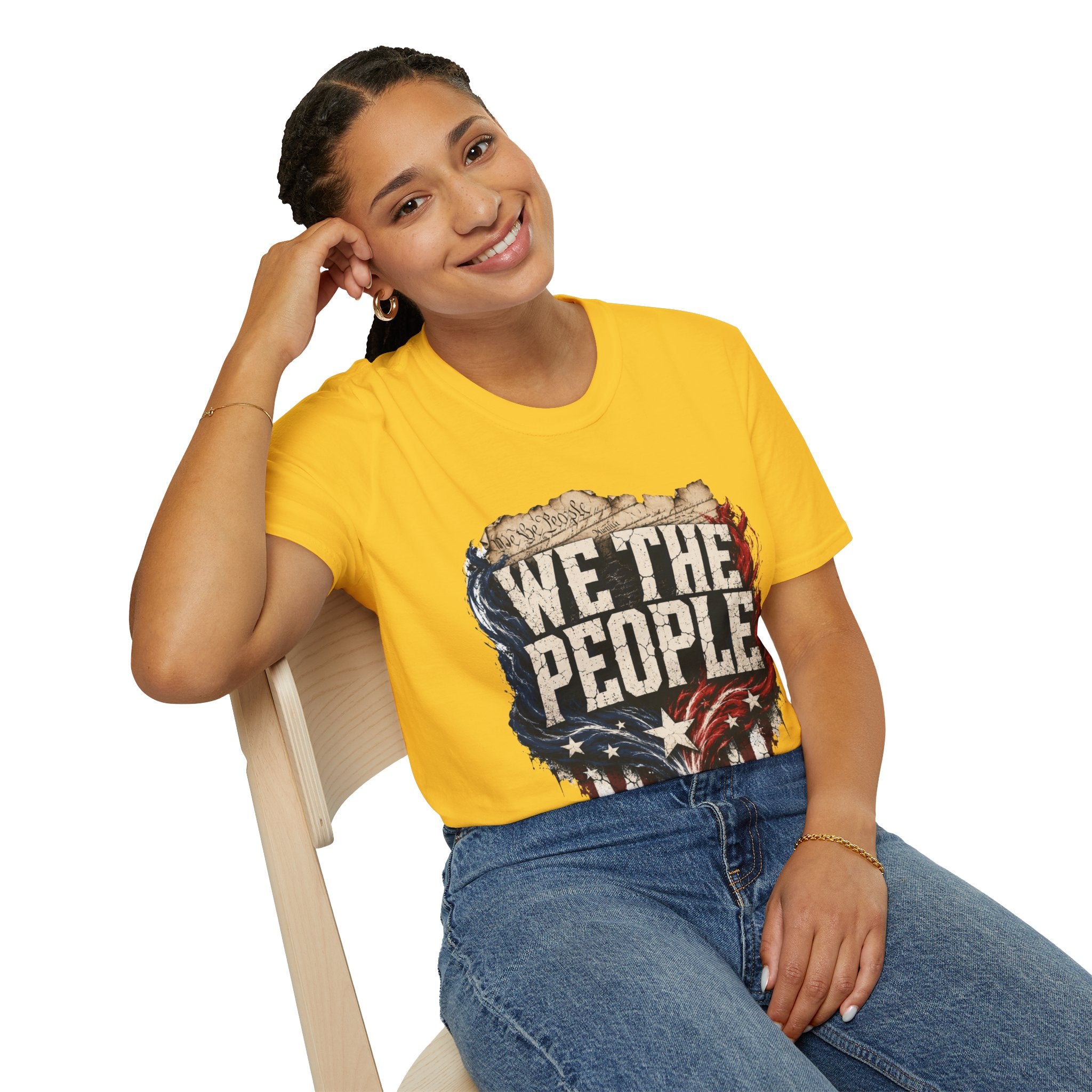 We The People T‑Shirt — Patriotic Americana Tee with ‘We The People’ Design
