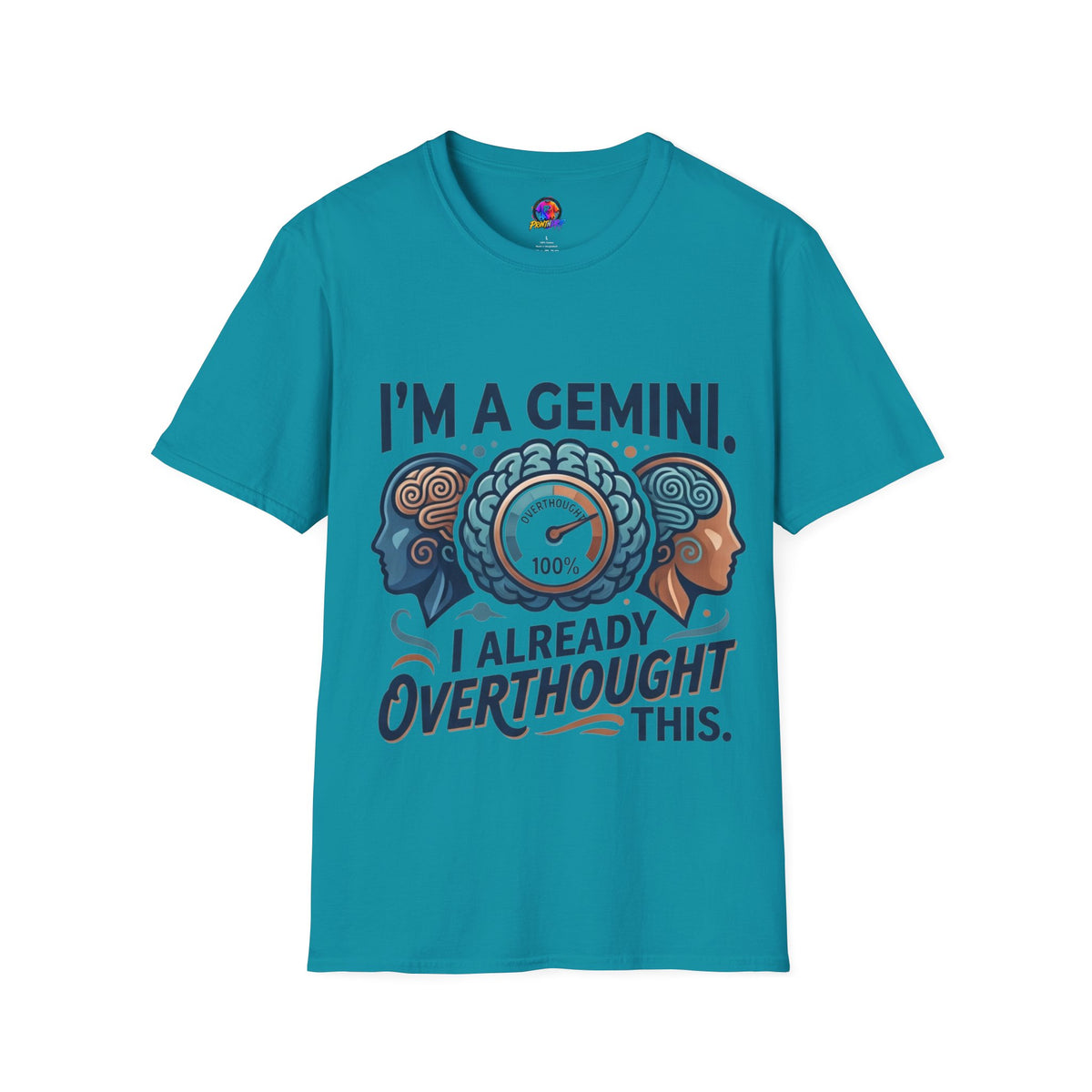I’m A Gemini T-Shirt – “I Already Overthought It” Zodiac Tee