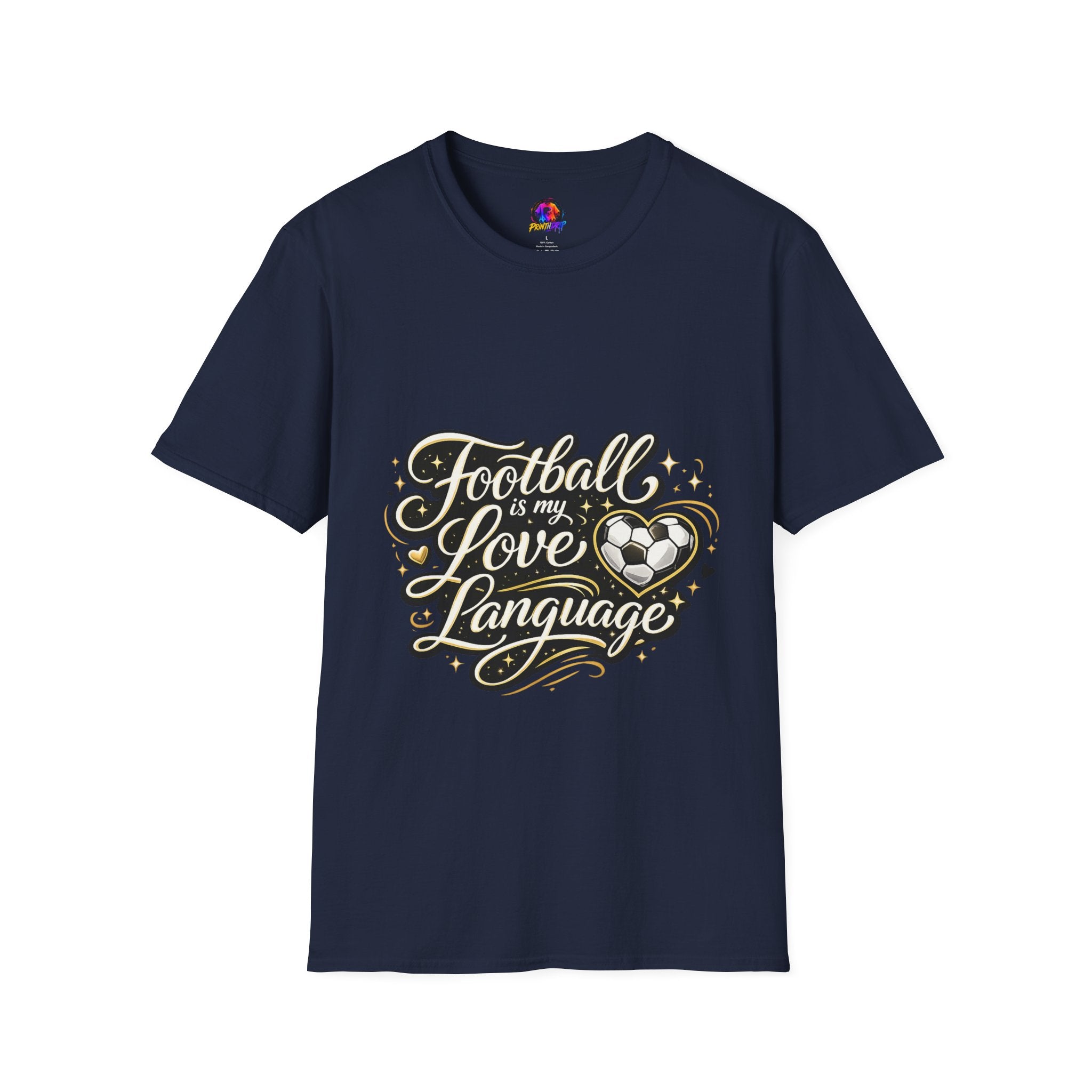 Women's/Unisex Soccer Fan Shirt Football Is My Love Language Tee —