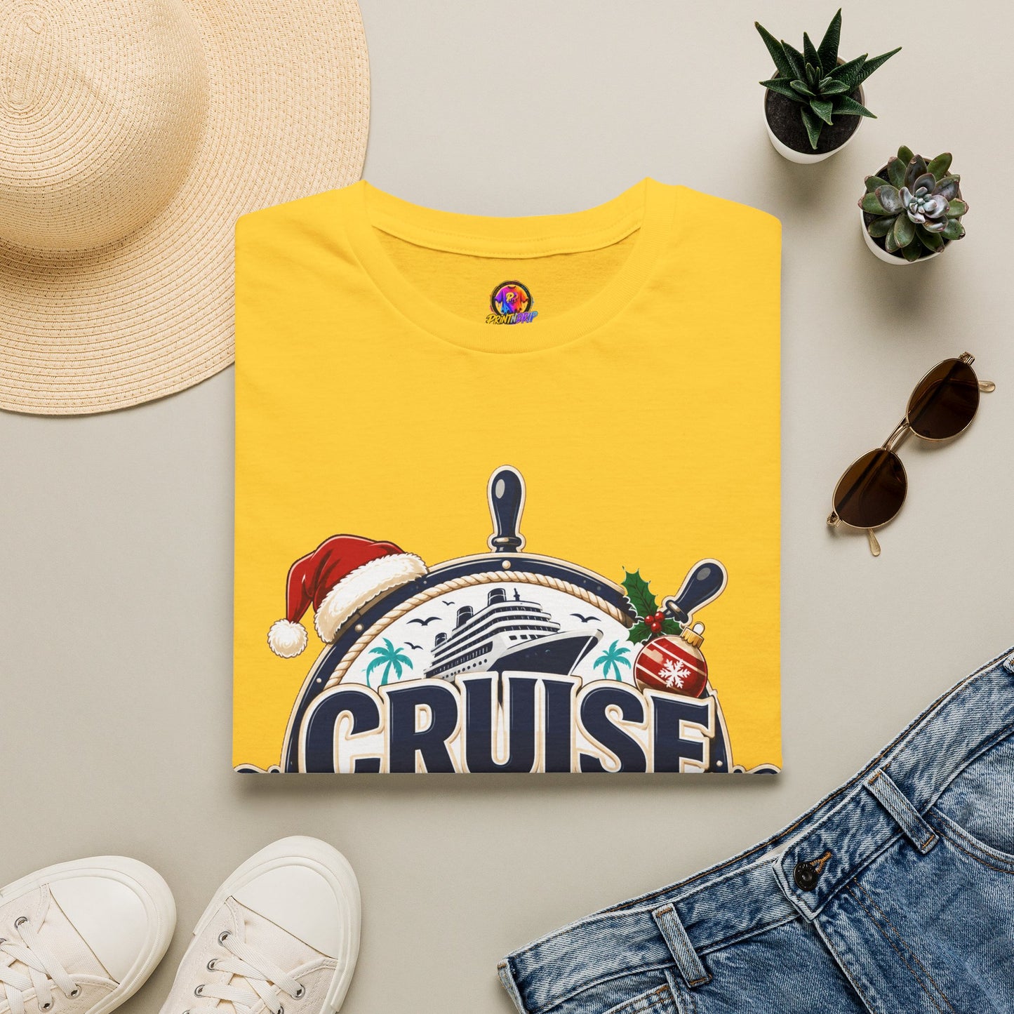 Cruise Crew Christmas T-Shirt — Holiday Cruise Vacation Tee