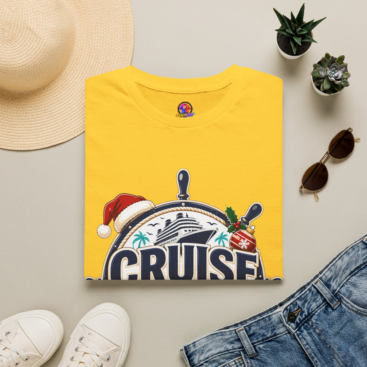 Cruise Crew Christmas T-Shirt — Holiday Cruise Vacation Tee