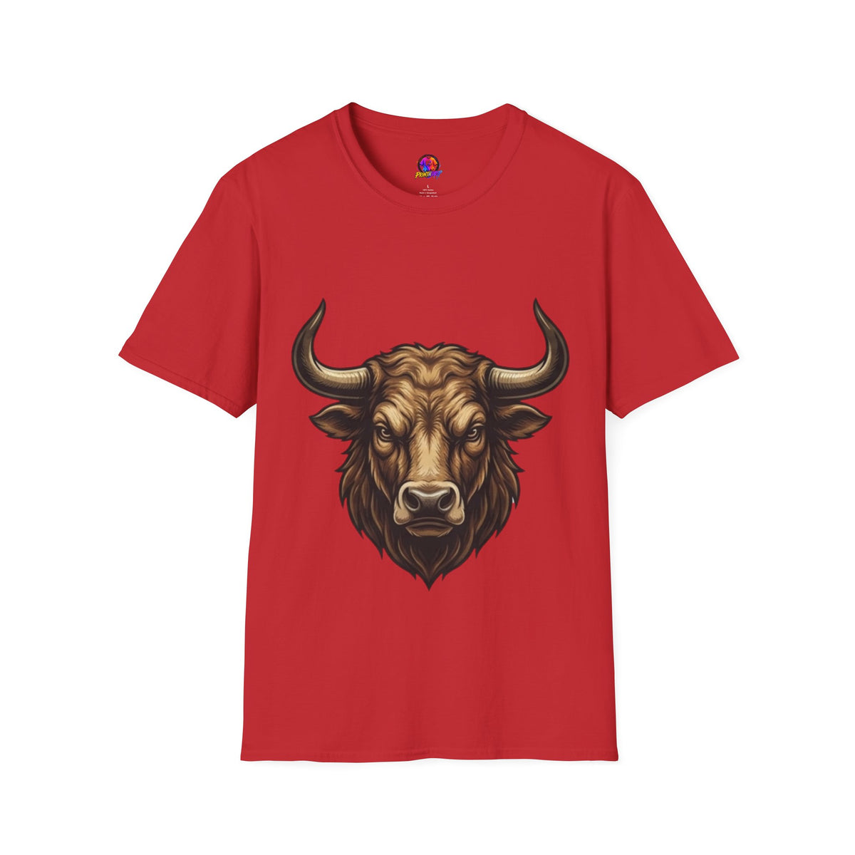 Taurus Bull Head T‑Shirt — Rustic Buffalo Graphic Tee